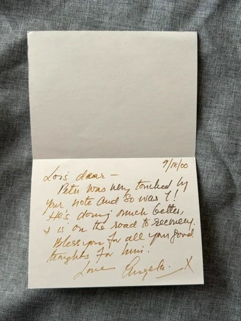 Angela Lansbury — Angela Lansbury Handwritten and Signed Thank You Note to Actress Lois Nettleton, изображение 4