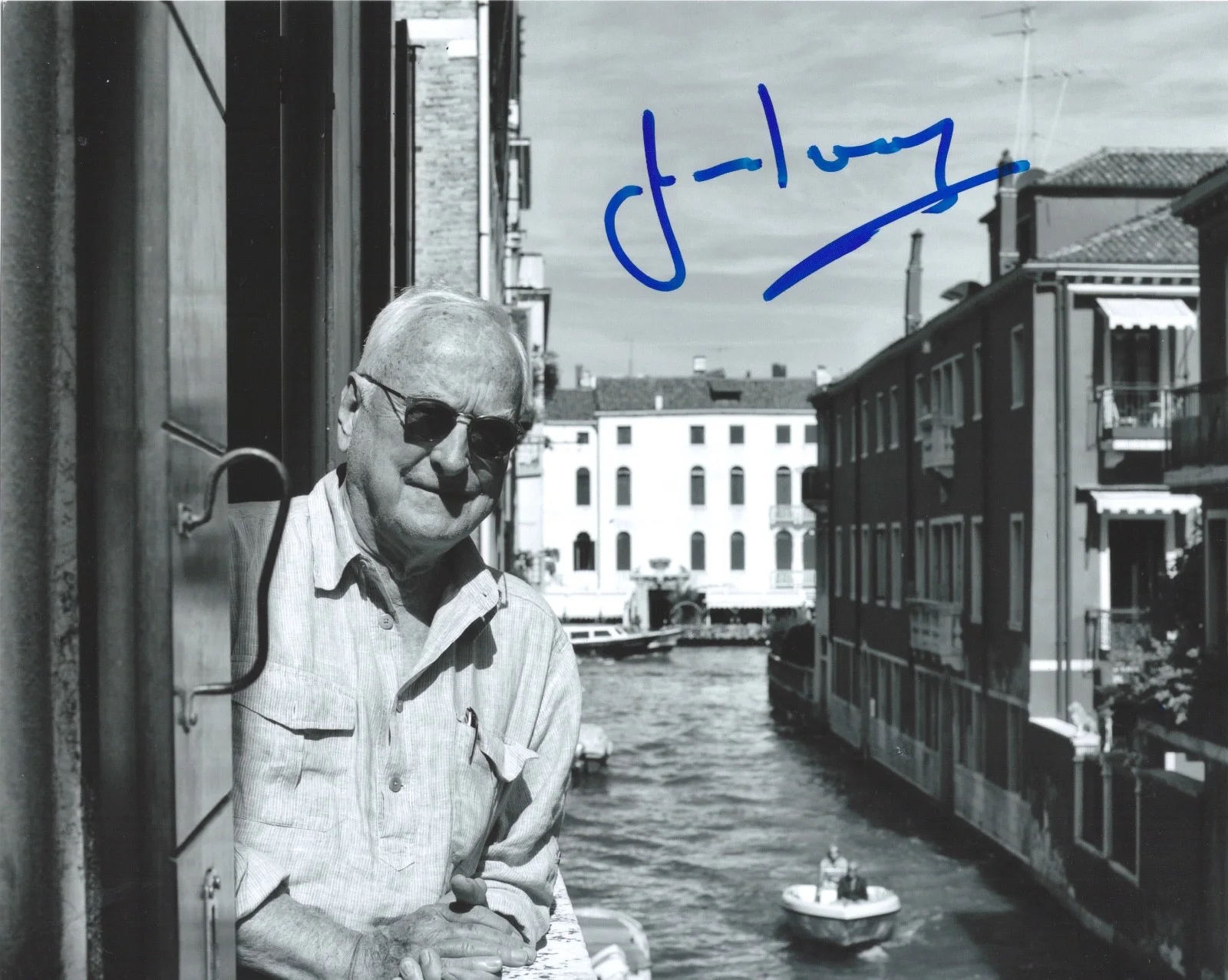 James Ivory — James Ivory signed 8x10 photo. In Person Photo Proof. Director Howard's End