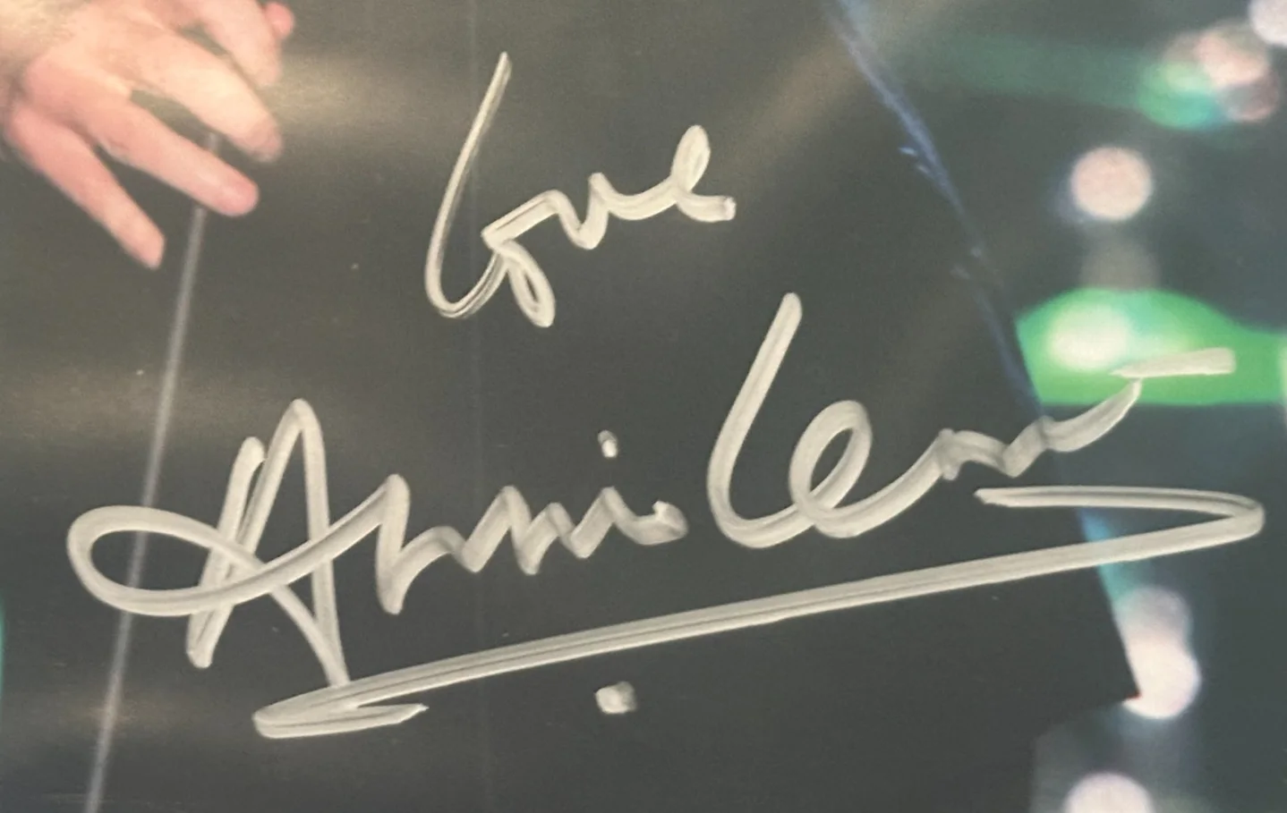 ANNIE LENNOX Signed EURYTHMICS CONCERT 8 X 10 PHOTO Beckett Encapsulated, image 2