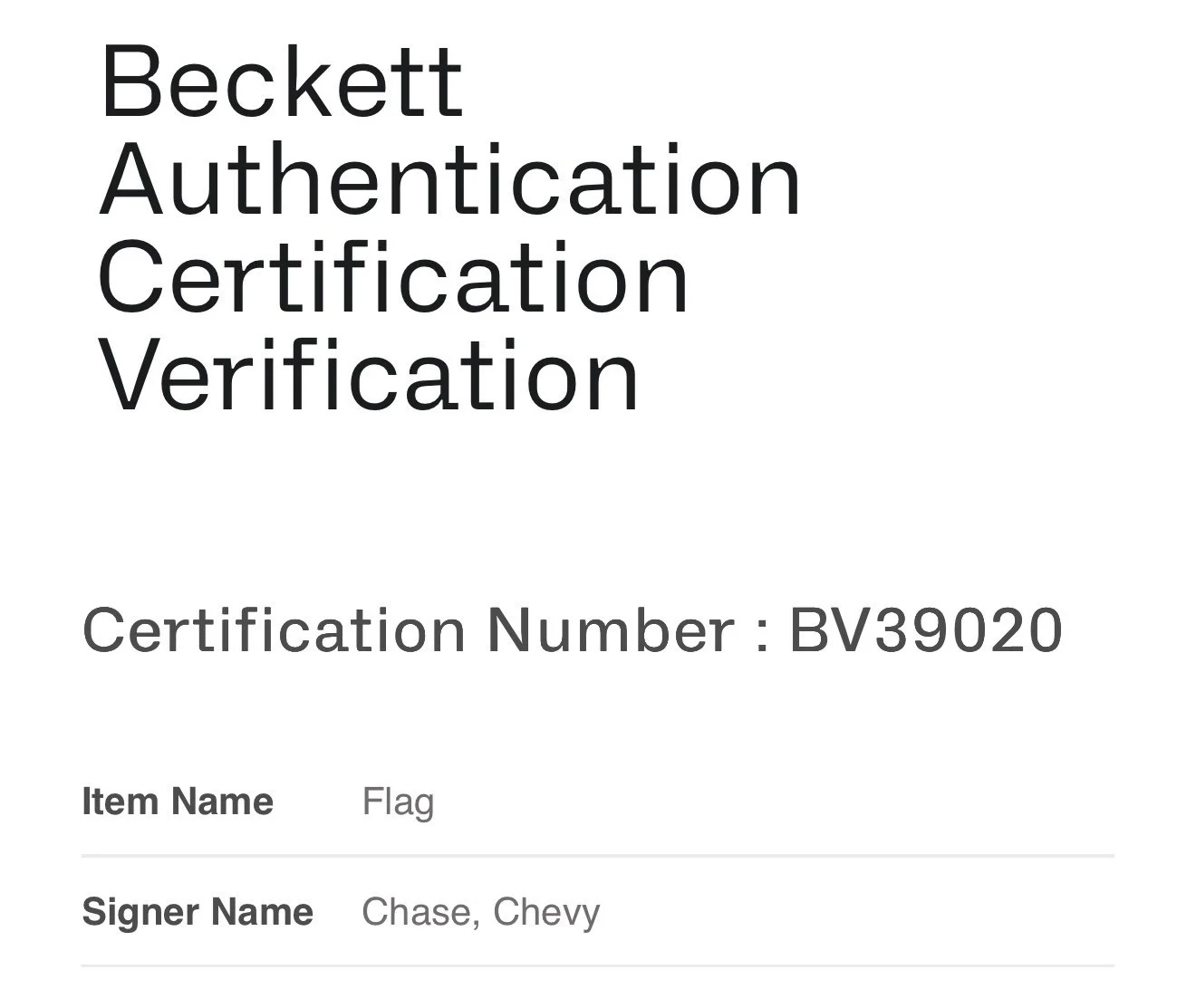 Chevy Chase — Chevy Chase Signed Caddyshack Bushwood Country Club Golf Flag Beckett BAS, image 4