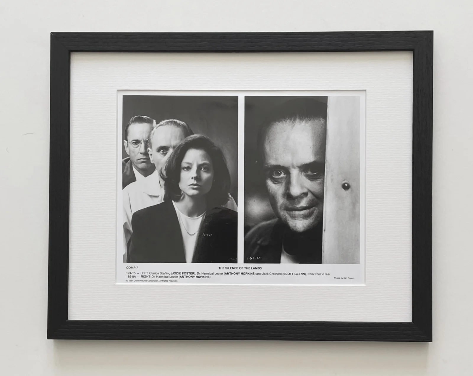 Silence Of The Lambs Photo Original 8X10 Inch B&W Press Publicity Still: Framed, изображение 2