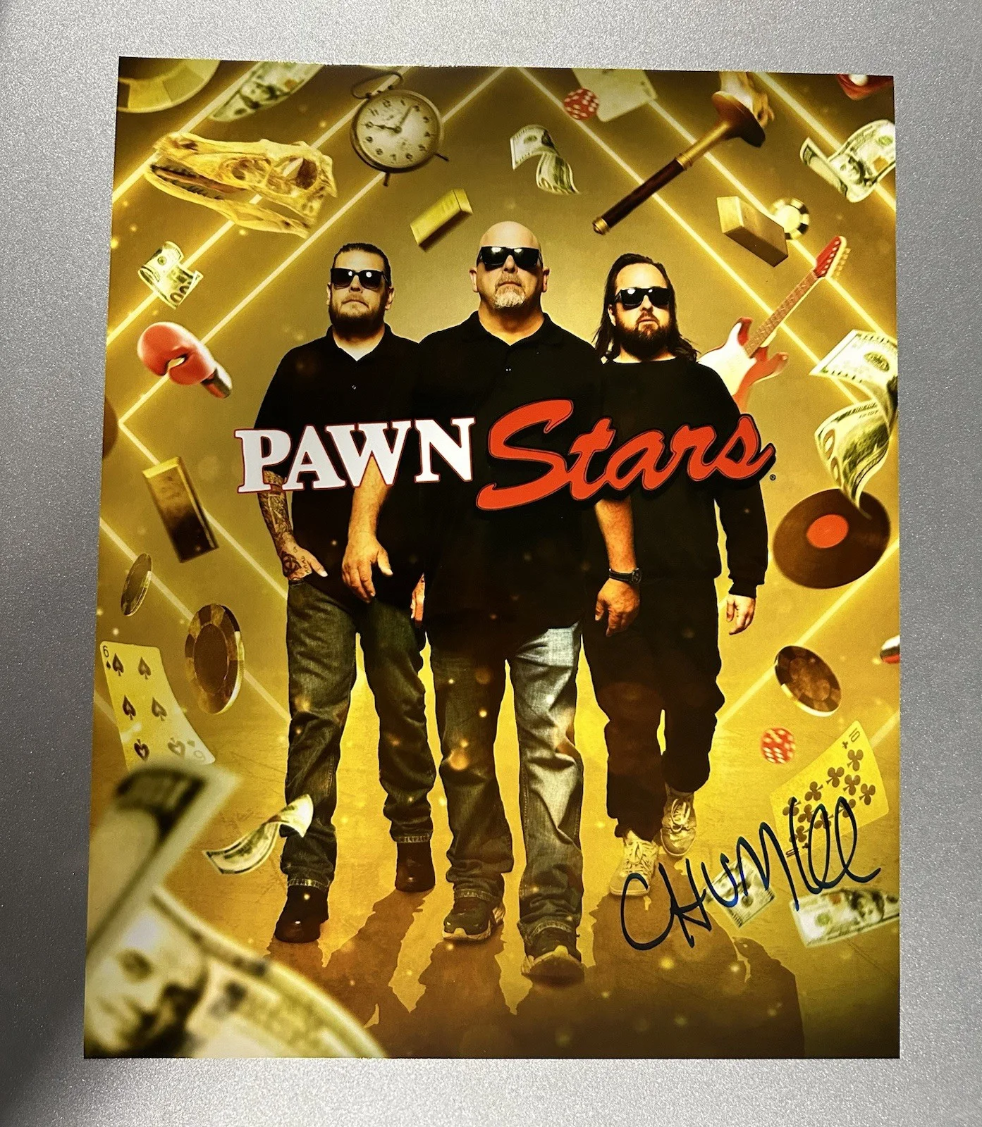 Chumlee — Chumlee of Pawn Stars Signed 8x10 Photo (with Proof Pic)