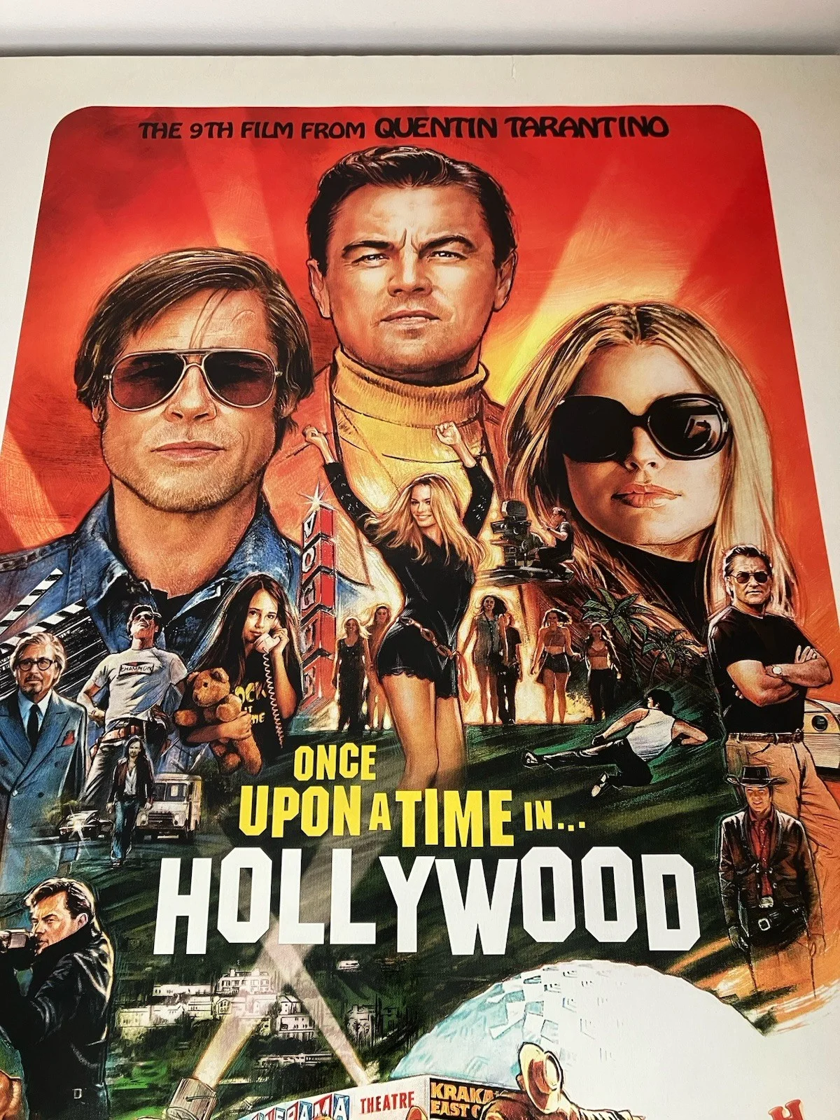 Once Upon A Time In Hollywood Uk Quad Authentic Movie Poster, image 2