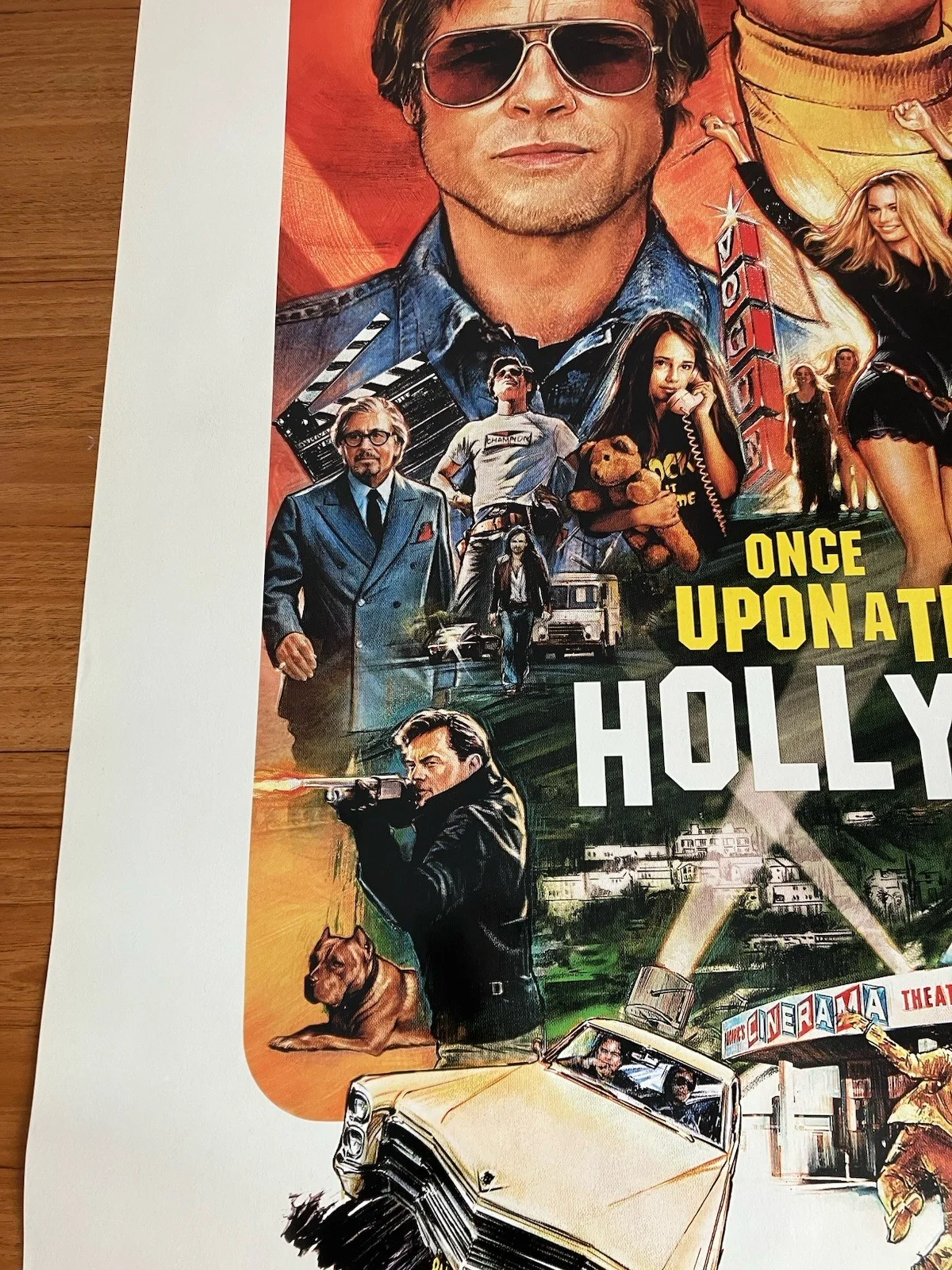 Once Upon A Time In Hollywood Uk Quad Authentic Movie Poster, image 4