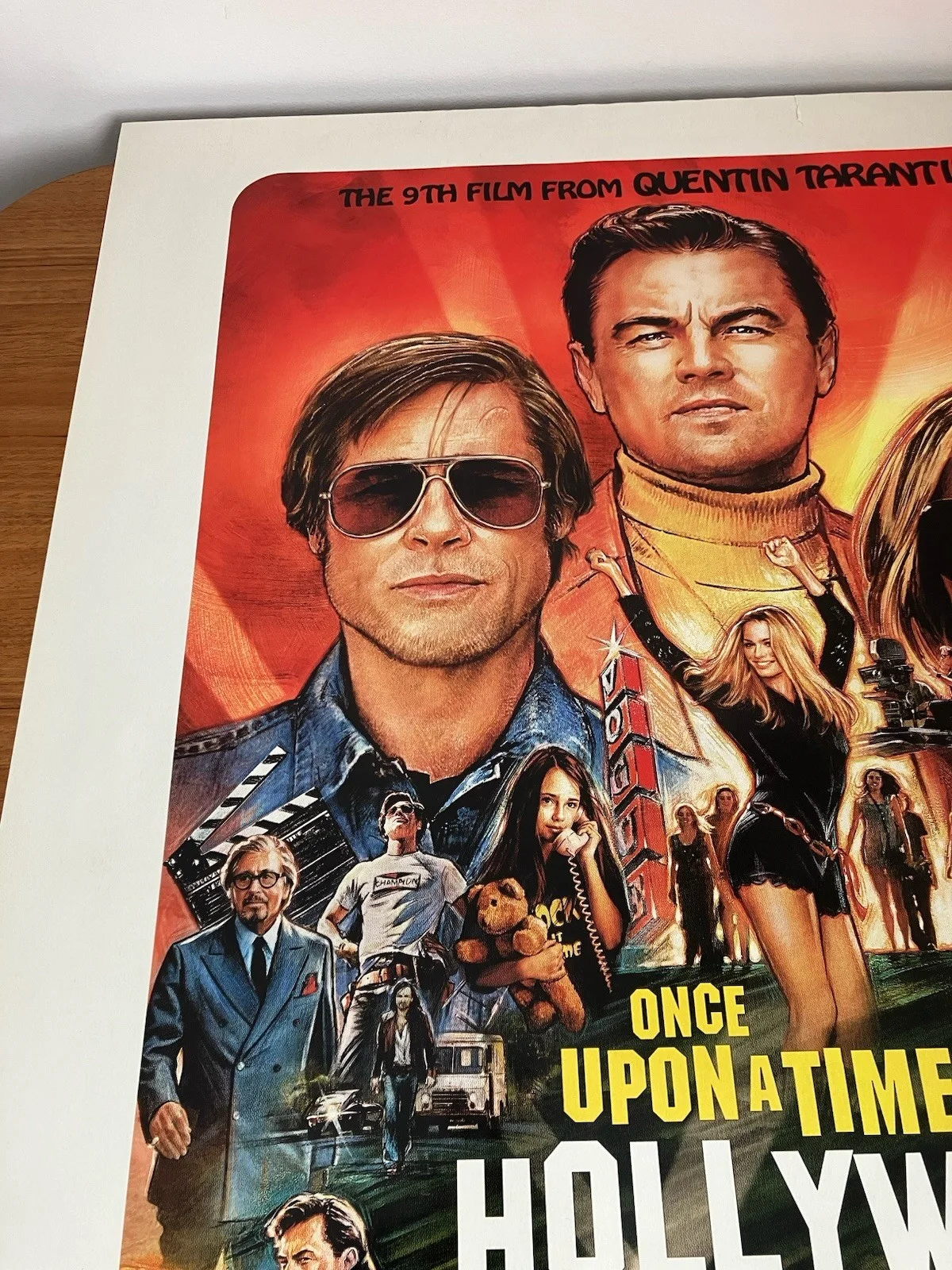 Once Upon A Time In Hollywood Uk Quad Authentic Movie Poster, image 5