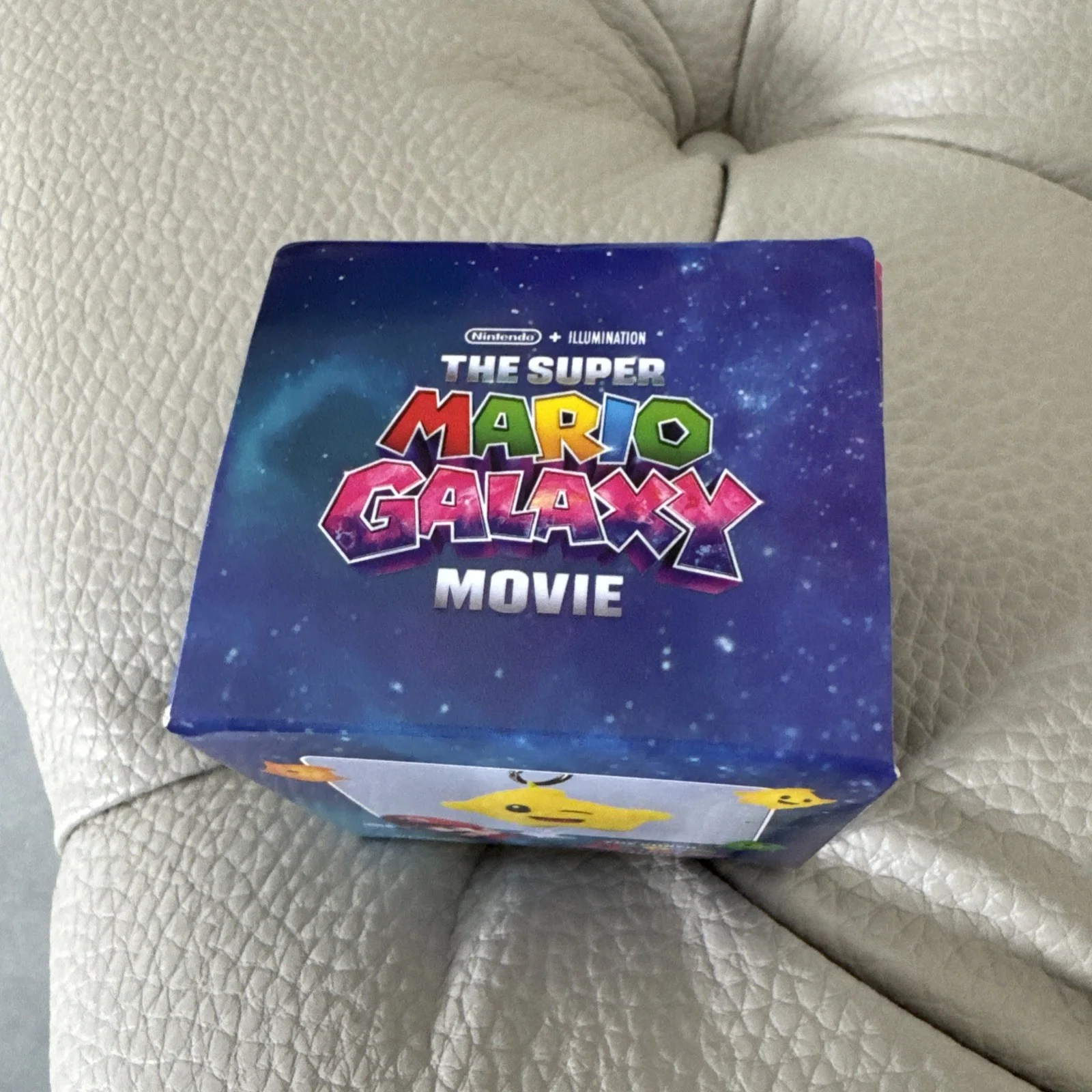 Super Mario Galaxy Movie Blind Box Plush Luma Keychain Bag Clip Unopened White, image 2