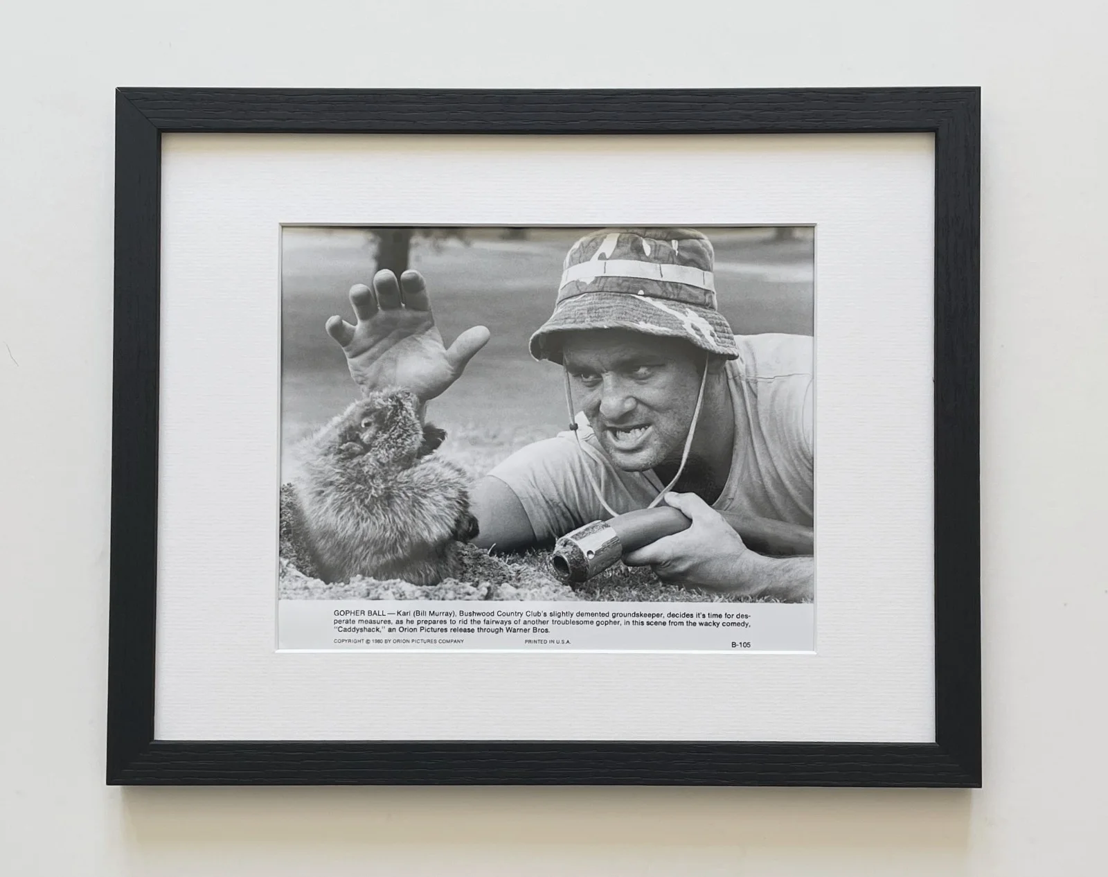 Caddyshack Photo Original 8X10 Inch B&W Press Publicity Still: Framed, изображение 2