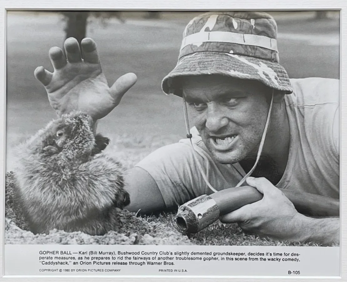 Caddyshack Photo Original 8X10 Inch B&W Press Publicity Still: Framed, изображение 3