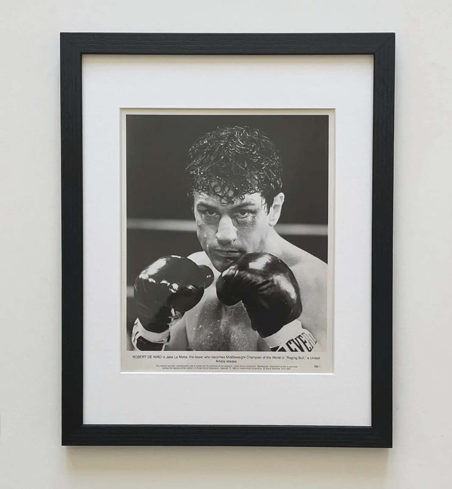 Raging Bull Photo Original 8X10 Inch B&W Press Publicity Still: Framed, изображение 2