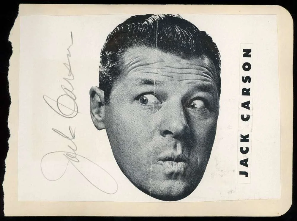 Gary Cooper Jack Carson — Gary Cooper Jack Carson JSA LOA Signed Vintage Album Page Autograph, image 2