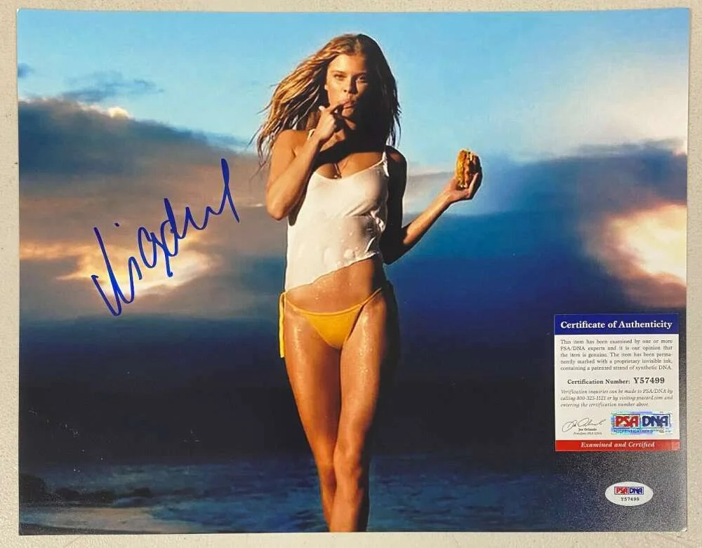 Nina Agdal — Nina Agdal PSA DNA Coa Signed 11x14 Photo Certified Autograph