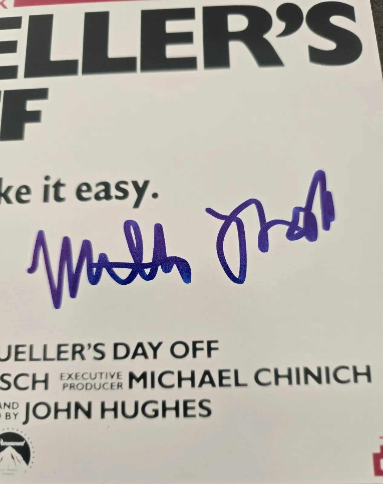 Matthew Broderick, Alan Ruck — Matthew Broderick & Alan Ruck Signed 12x18 Ferris Buellers Day Off Beckett..., image 2