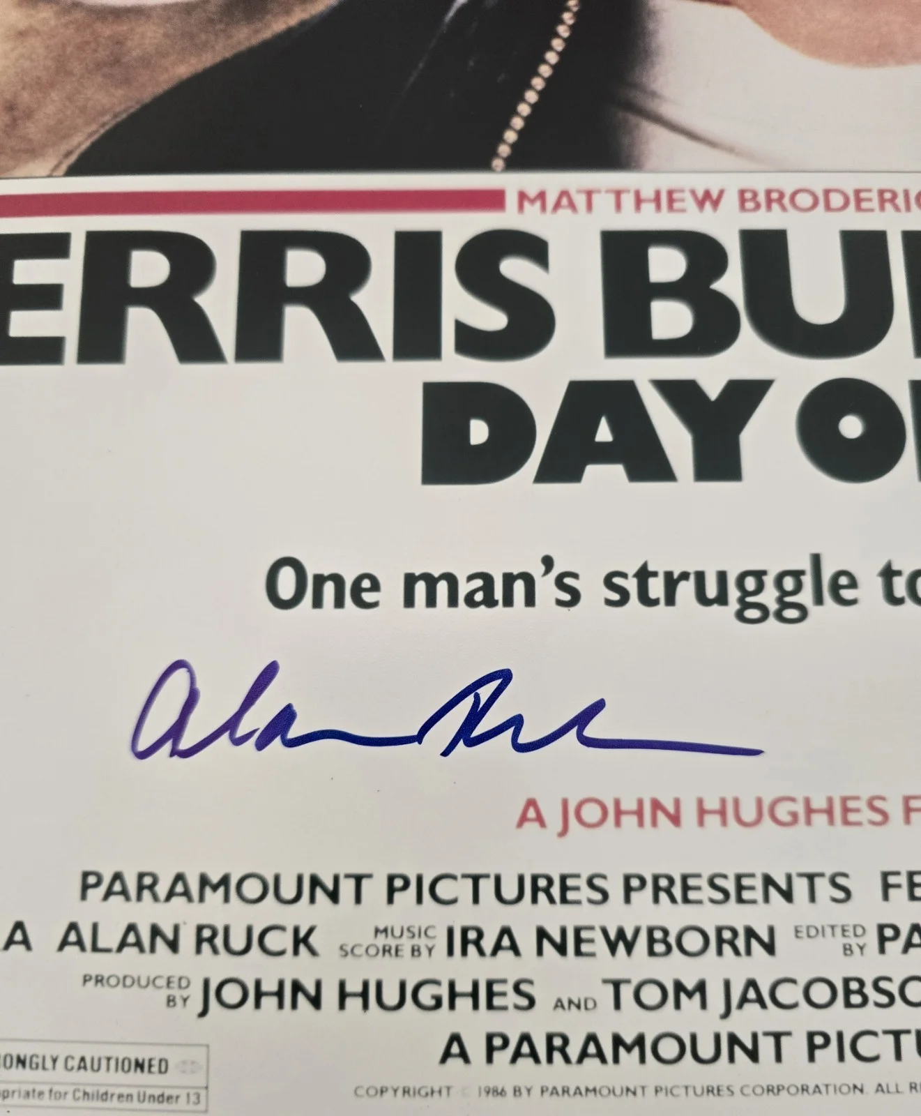 Matthew Broderick, Alan Ruck — Matthew Broderick & Alan Ruck Signed 12x18 Ferris Buellers Day Off Beckett..., image 3
