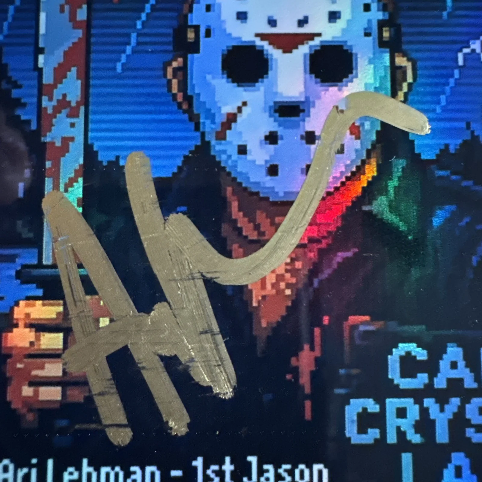 Ari Lehman — Ari Lehman Signed AUTOGRAPHED Card Friday The 13th ORIGINAL Jason Voorhees GOLD, изображение 2