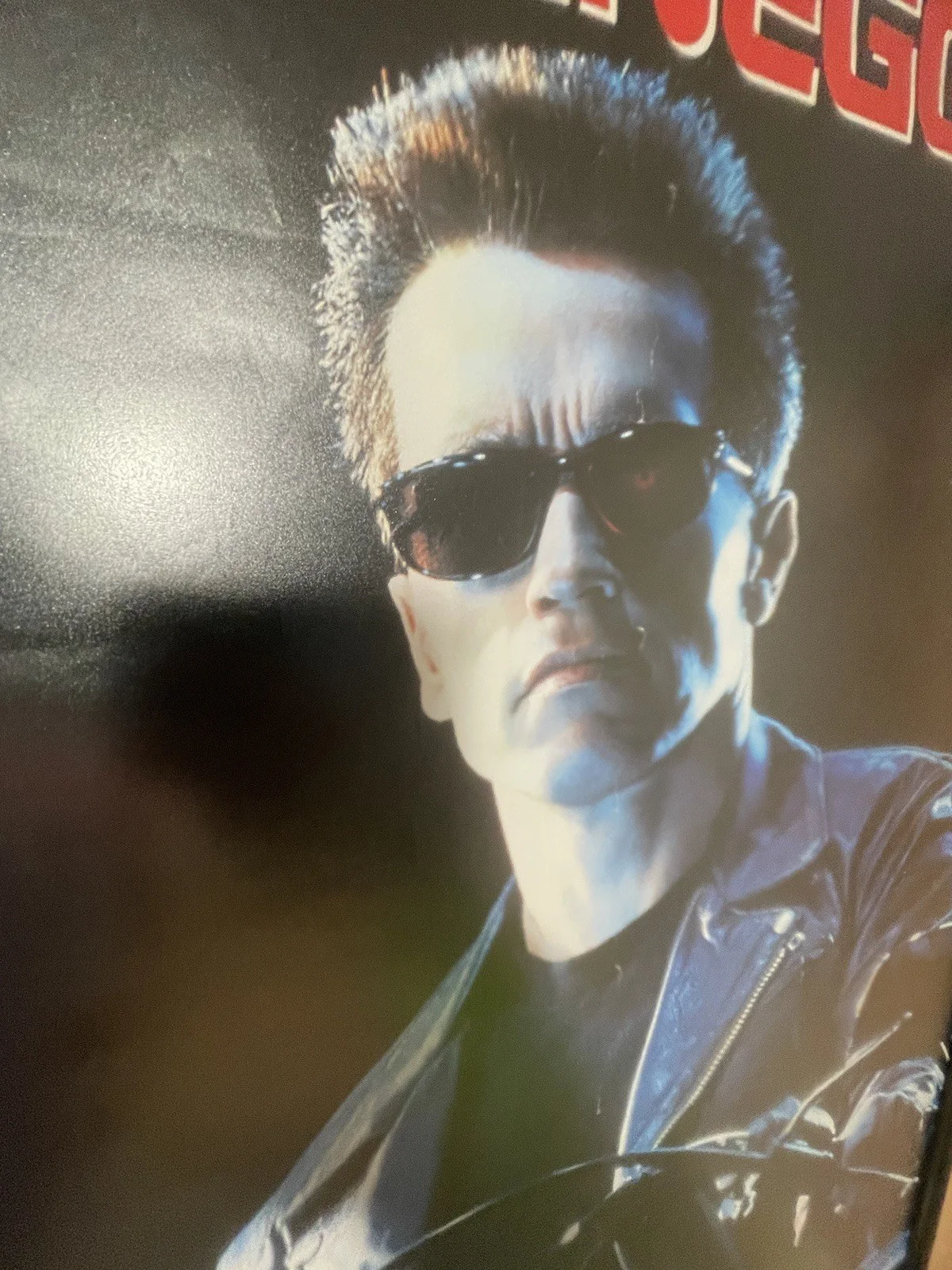 Terminator 2 Judgement Day Original Db Sided One Sheet Poster 40x27 Super Rare, image 3