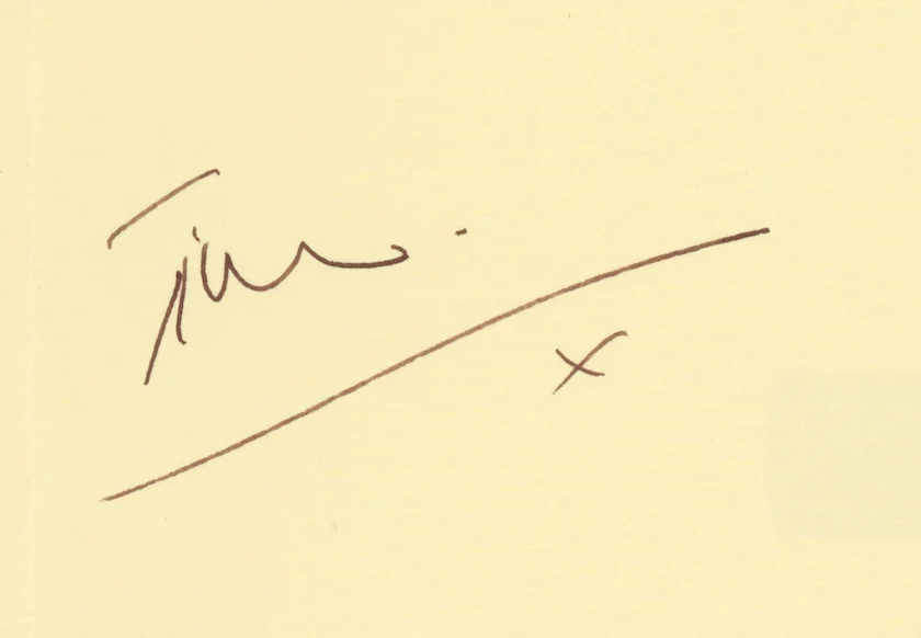 Tim Pigott Smith Harry Potter Autographed Signed Letter AMCo COA 30068, image 2