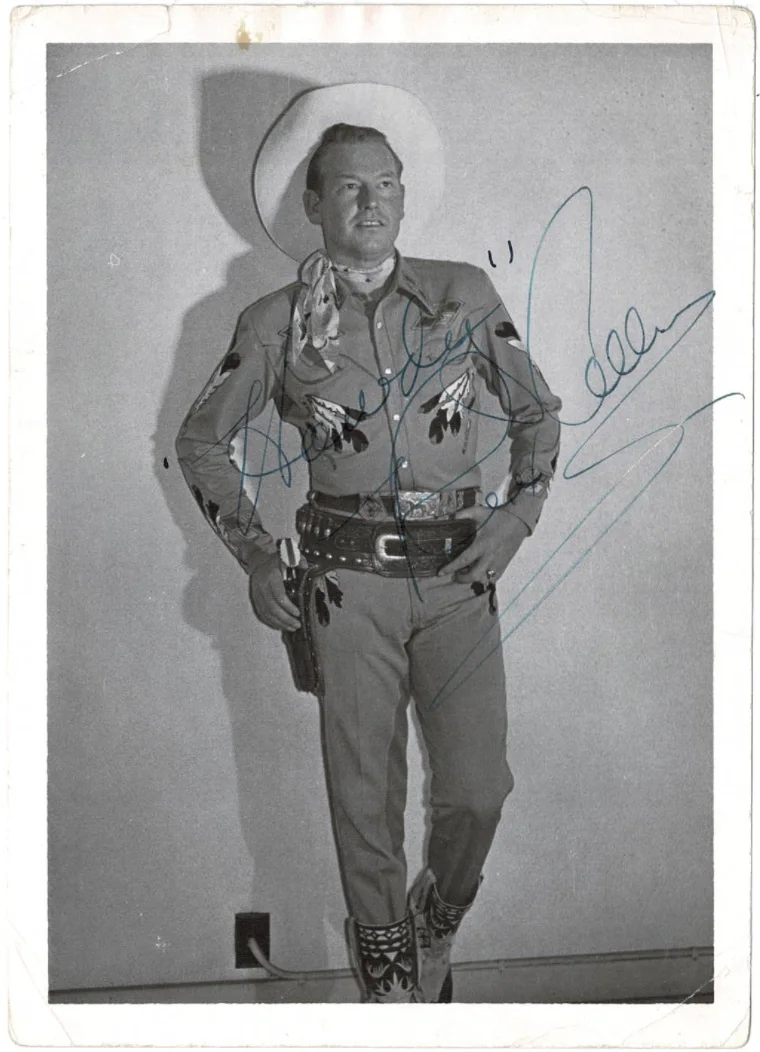 Rex Allen — Rex Allen Western Actor Autographed Signed Photo AMCo COA 19218