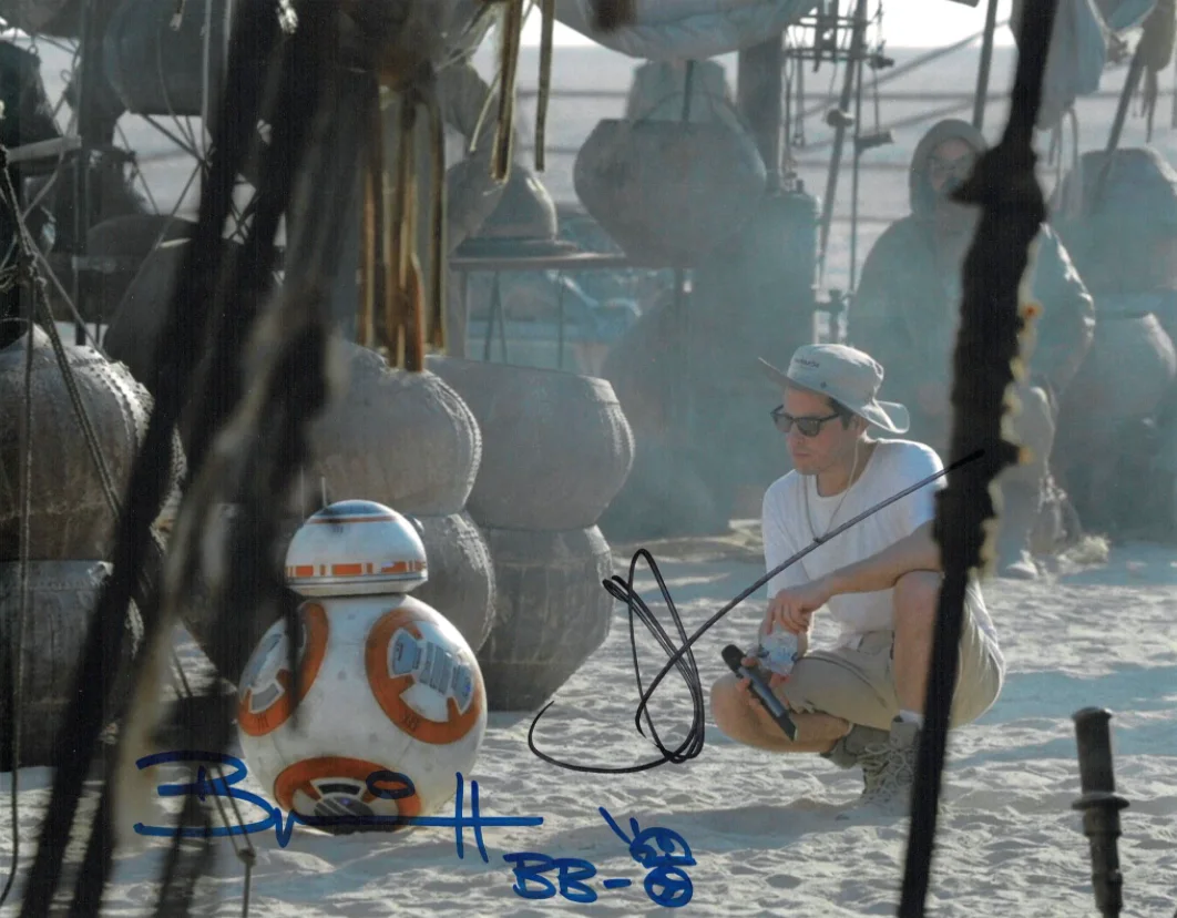 JJ Abrams — JJ Abrams & Brian Herring Star Wars Autographed Signed 8x10 Photo AMCo COA 17296