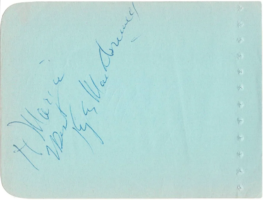 Ken Murray — Ken Murray Comedian Actor Autographed Signed Album Page AMCo COA 19229, изображение 2