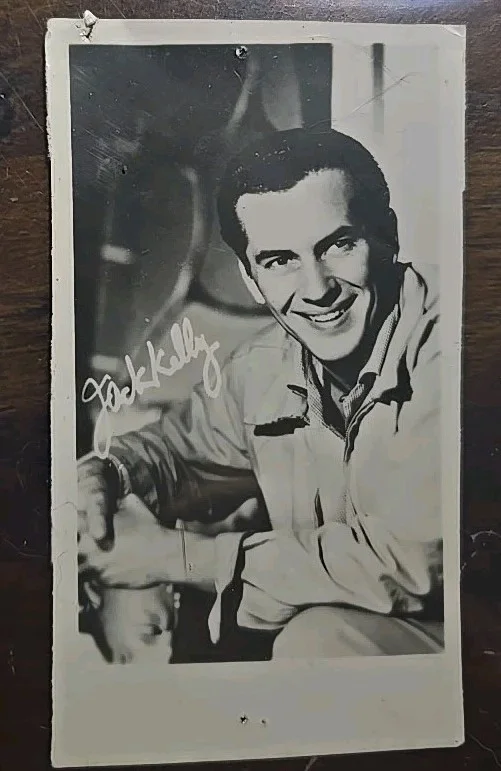 JACK KELLY — MAVERICK WYATT EARP Hugh O'Brian Jack Kelly Clint Walker signed TV Western Promo, изображение 2