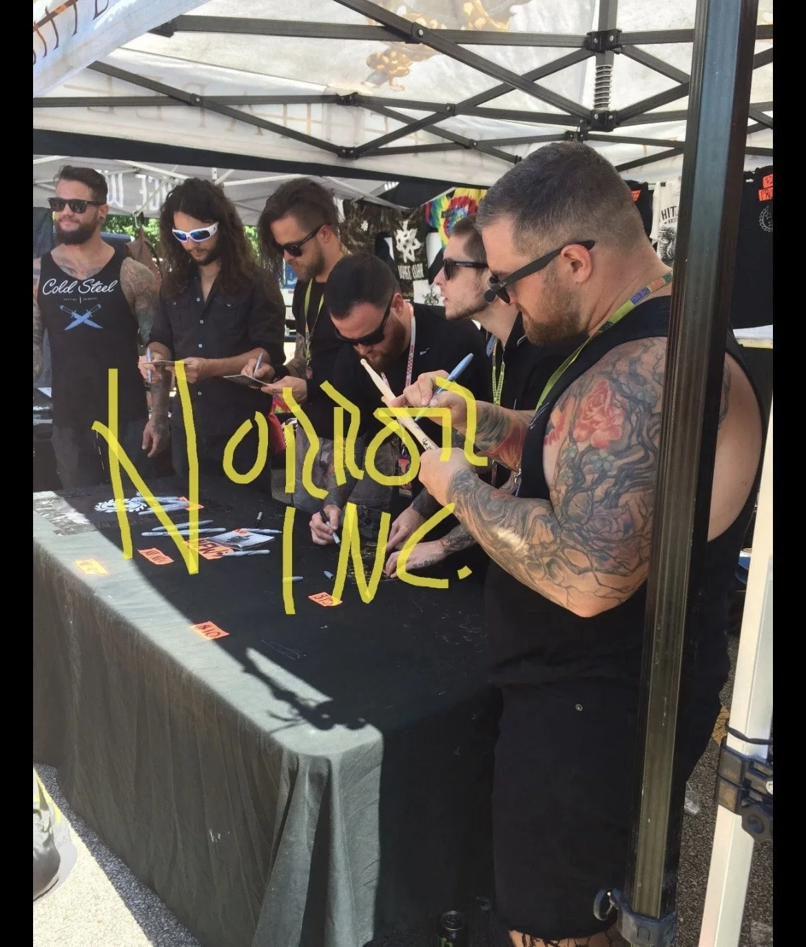 WHITECHAPEL AUTOGRAPHED SIGNED FRAMED CD COVER WITH PROOF AND JSA COA # NN92436, image 3