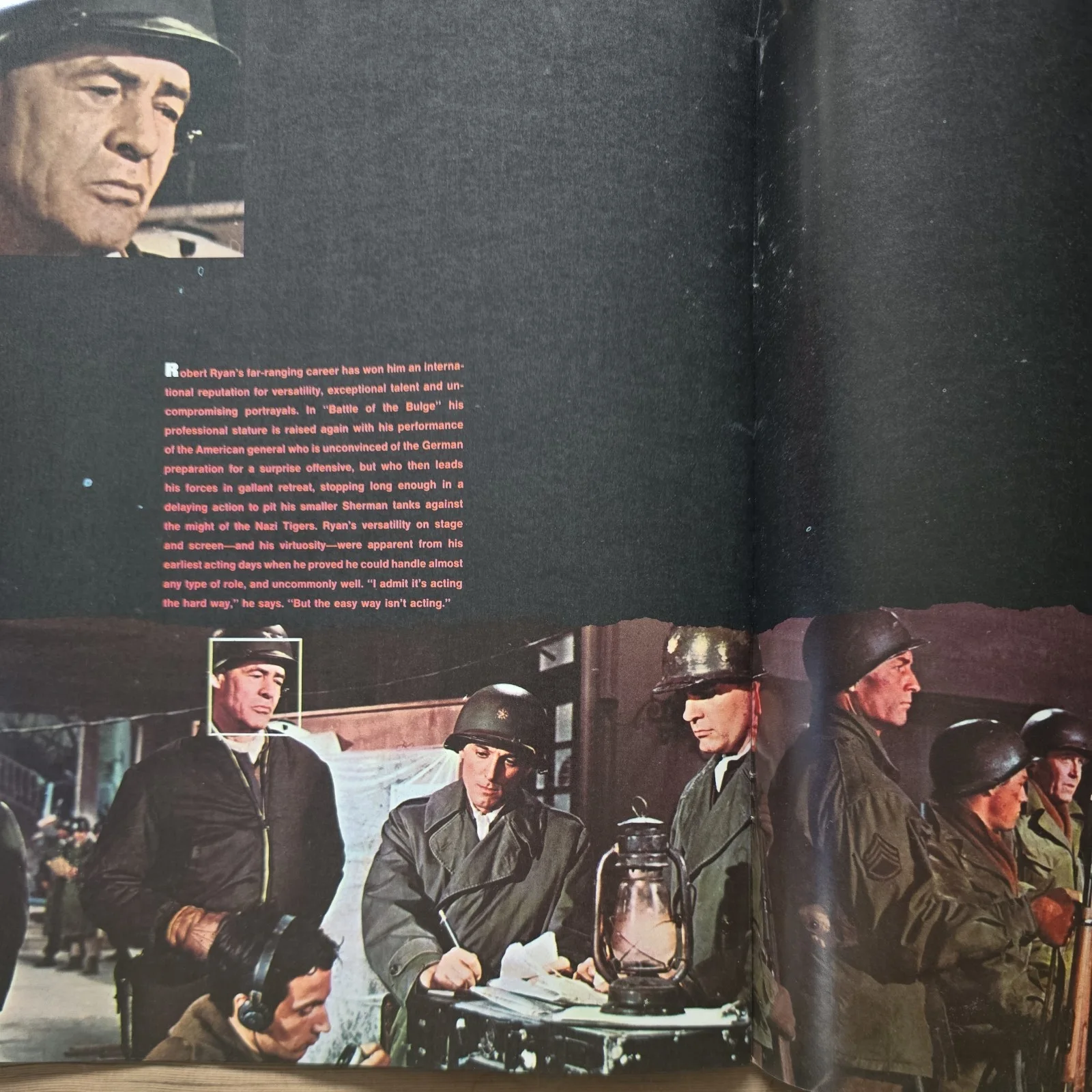 BATTLE OF THE BULGE 1965 souvenir programme Cinerama Henry Fonda Robert Shaw, изображение 2