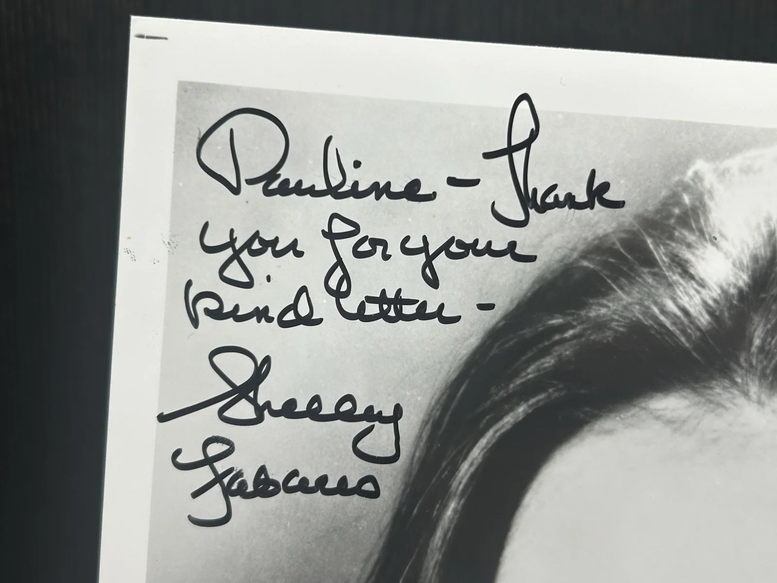 Shelley Fabares — SHELLEY FABARES HAND SIGNED YOUNG PHOTO Original Autograph JSA COA Donna Reed, изображение 3