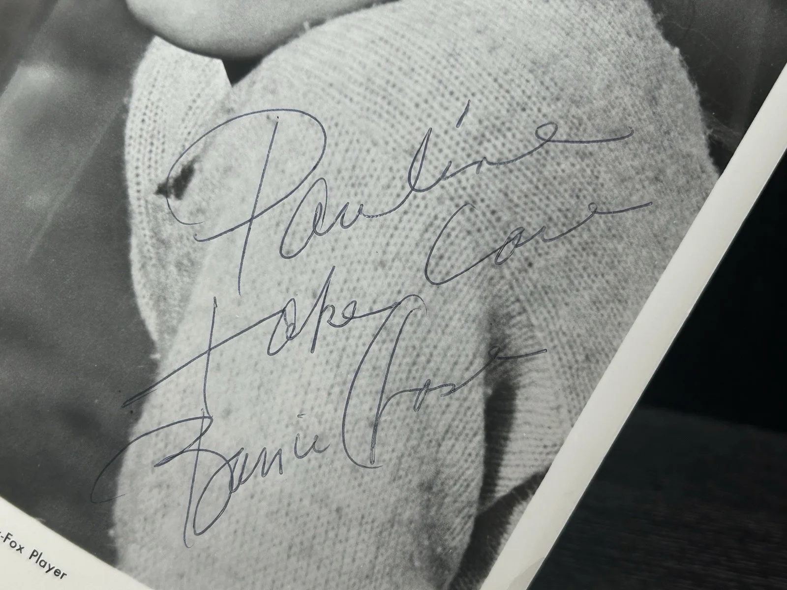 Barrie Chase — BARRIE CHASE 8x10 SIGNED PHOTO Original Authentic Autograph JSA COA Cape Fear, изображение 3