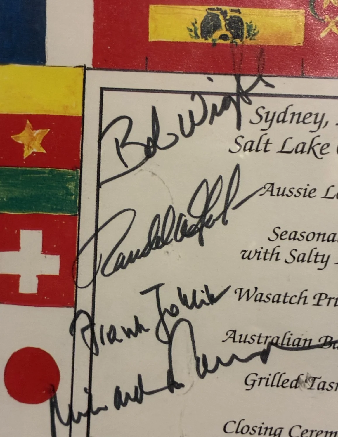 Dick Ebersol Bob Wright — Olympic TV Sport Memorabilia 2000 2002 Dick Ebersol Bob Wright & Others Signed, image 4