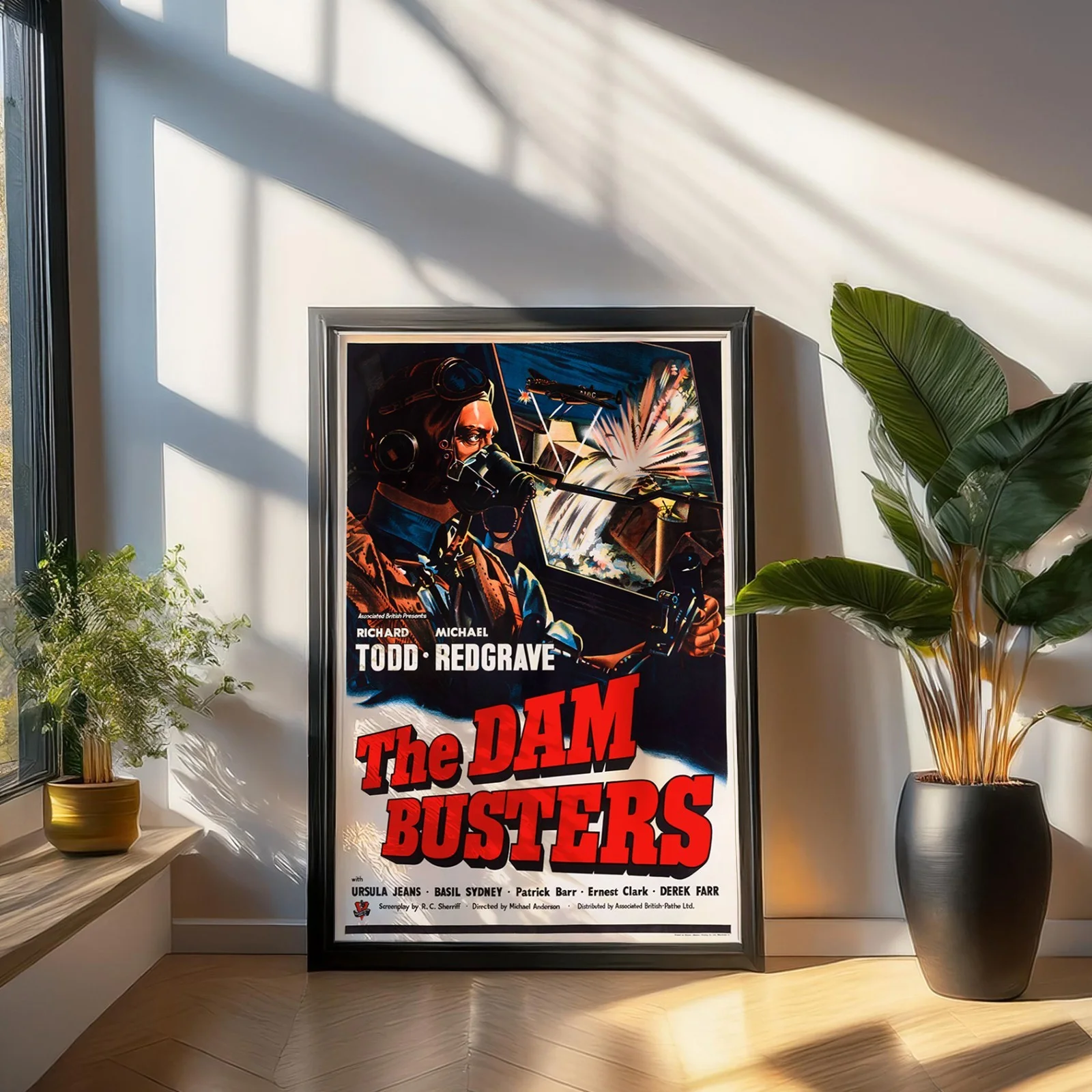 The Dam Busters - 1955 War / Action Drama 27.2" x 41" US One Sheet Poster, image 4