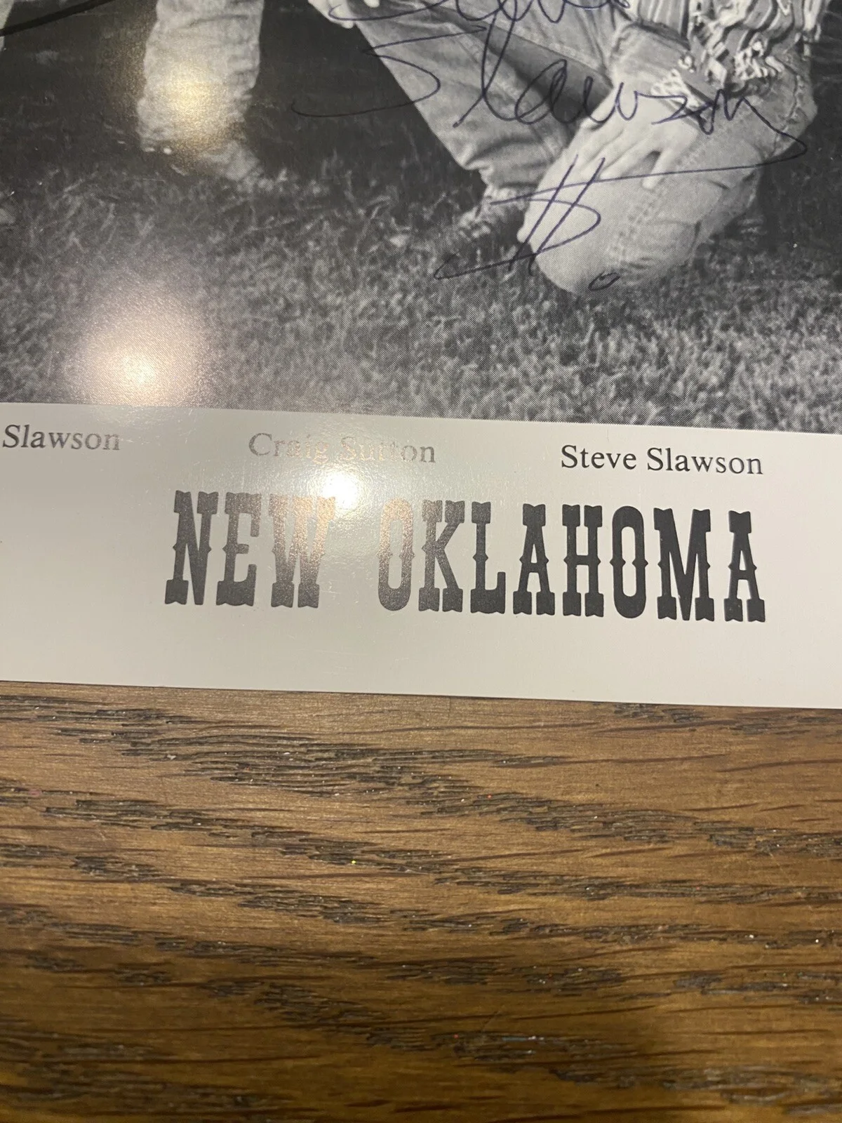 New Oklahoma Country Promo Photo Signed By Band 8x10, изображение 3