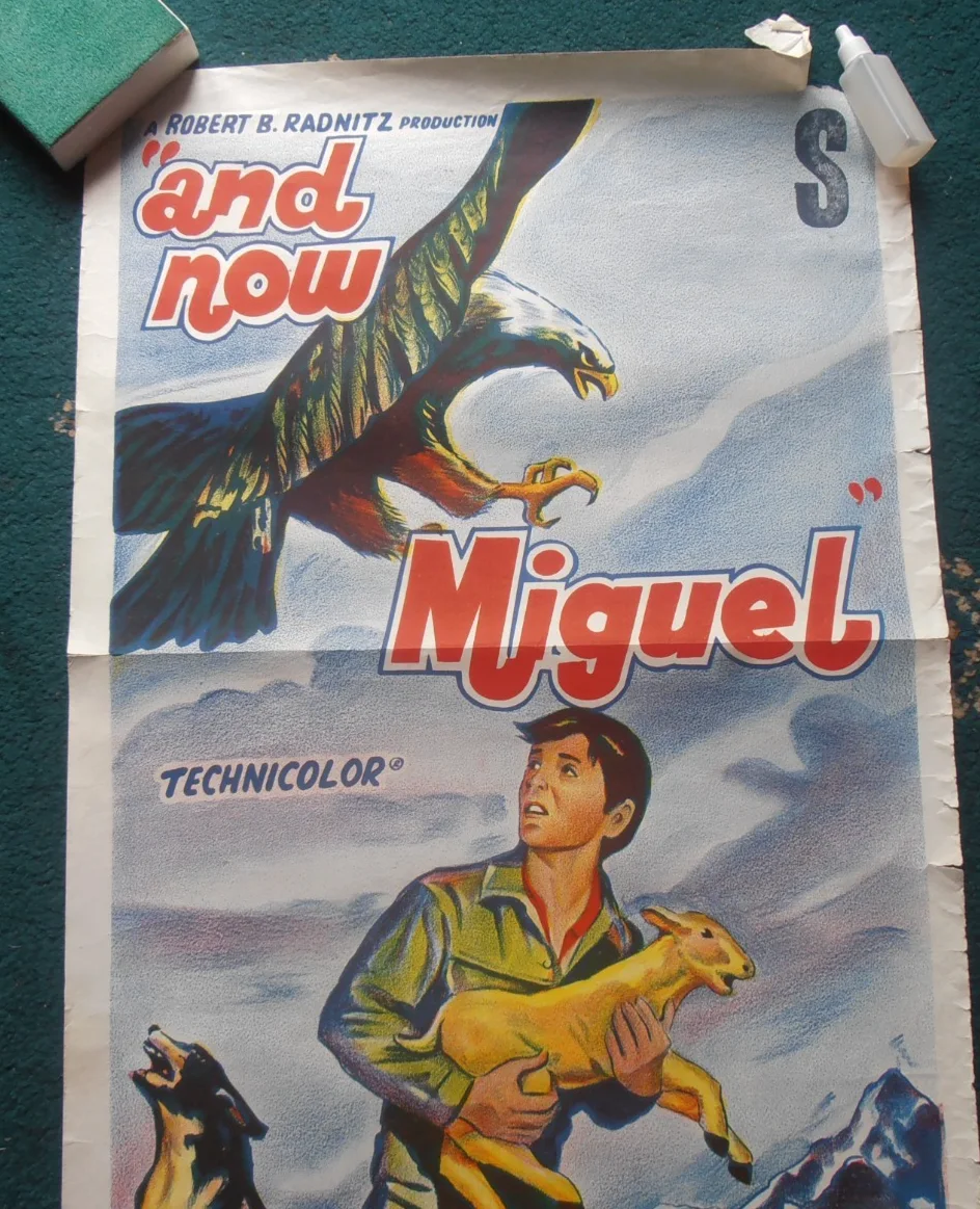 AND NOW MIGUEL AUSTRIALIAN DAY BILL (1966) ORIGINAL, ROLLED VG GUY STOCKWELL, изображение 4