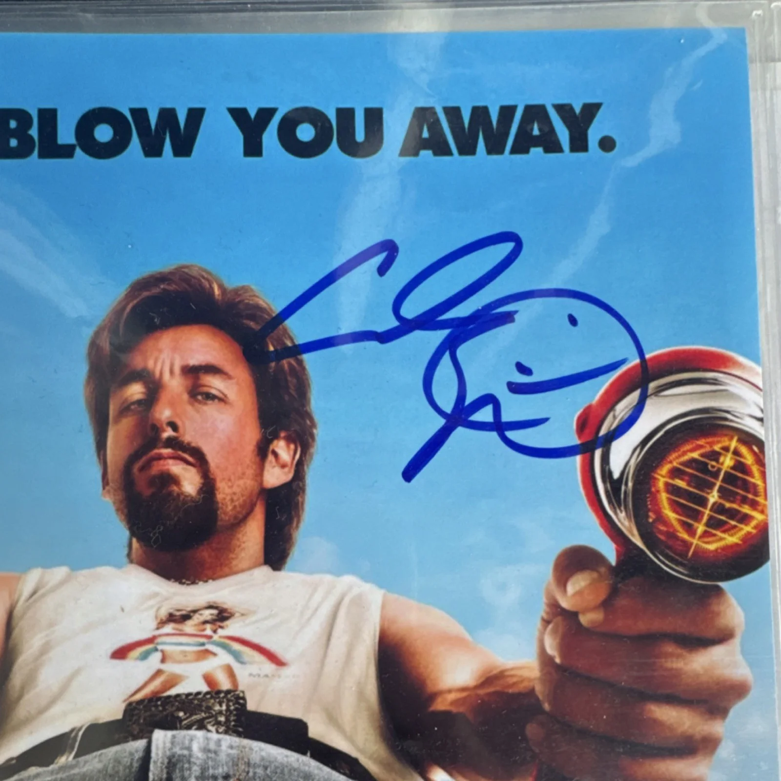 Original Autographed DVD Cover You Don't Mess with the Zohan Heritage Auth, image 2