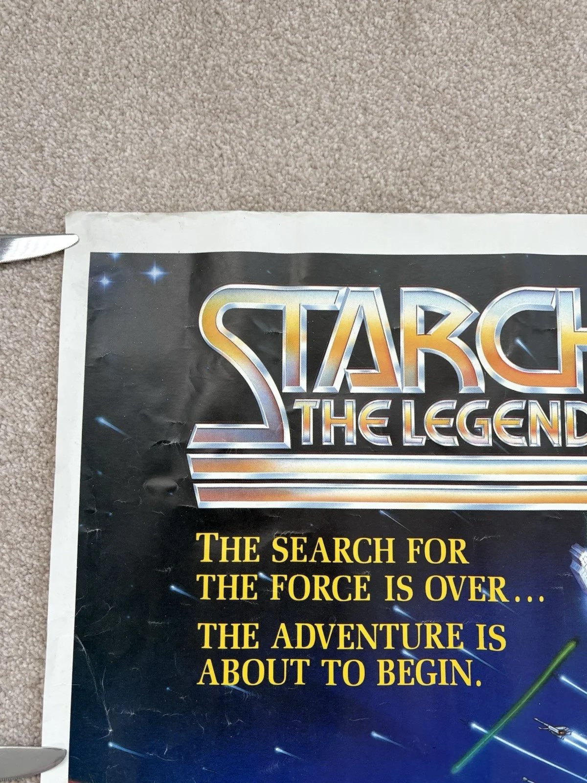 Starchaser The Legend Of Orin 1985 Original UK Quad Film Poster 110x77cm ROLLED, изображение 2