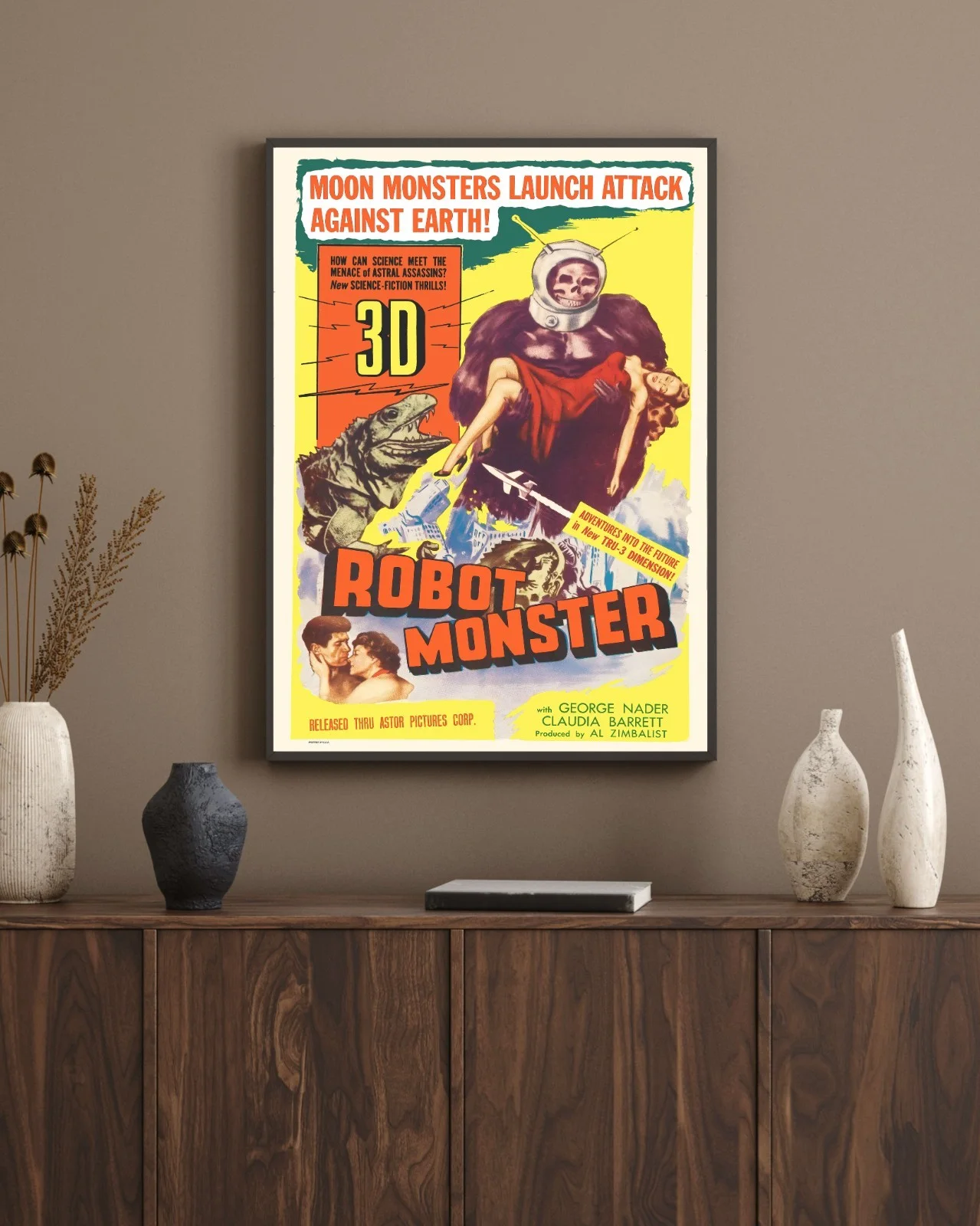 Robot Monster - 1953 Sci-Fi Horror B-movie 27.2" x 41" US One Sheet Poster, image 3