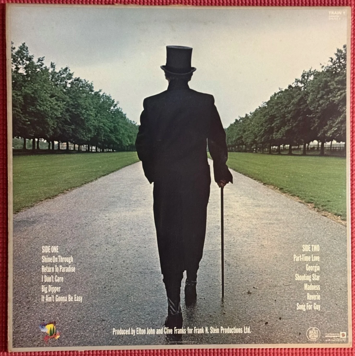 EPPERSON signed ELTON JOHN autographed "A SINGLE MAN" Album "A Merry Christmas", image 4