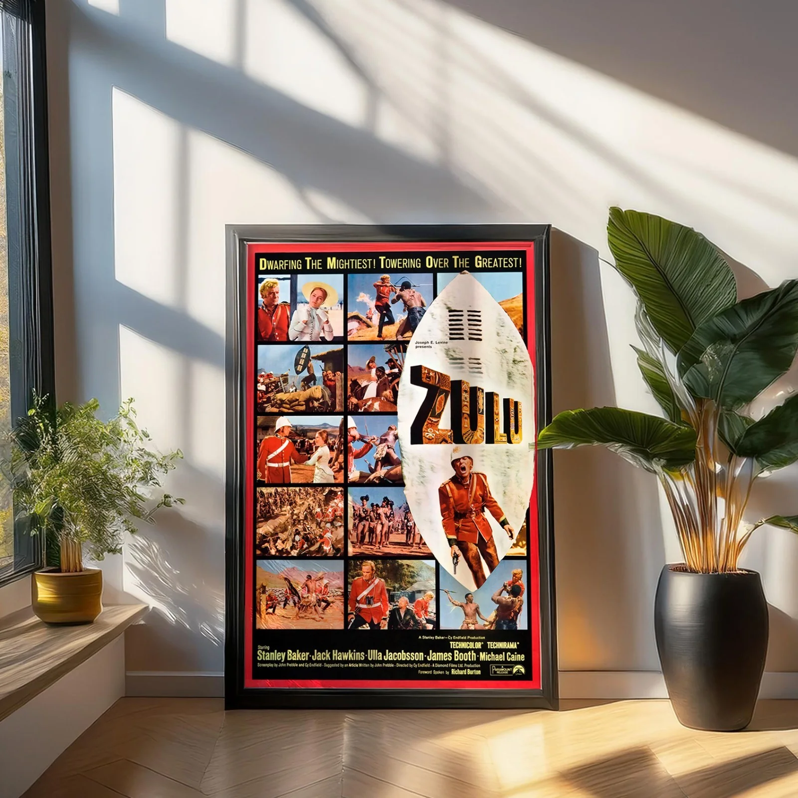 Zulu - 1964 Historical War Drama Film 27.2" x 41" US One Sheet Poster, изображение 4