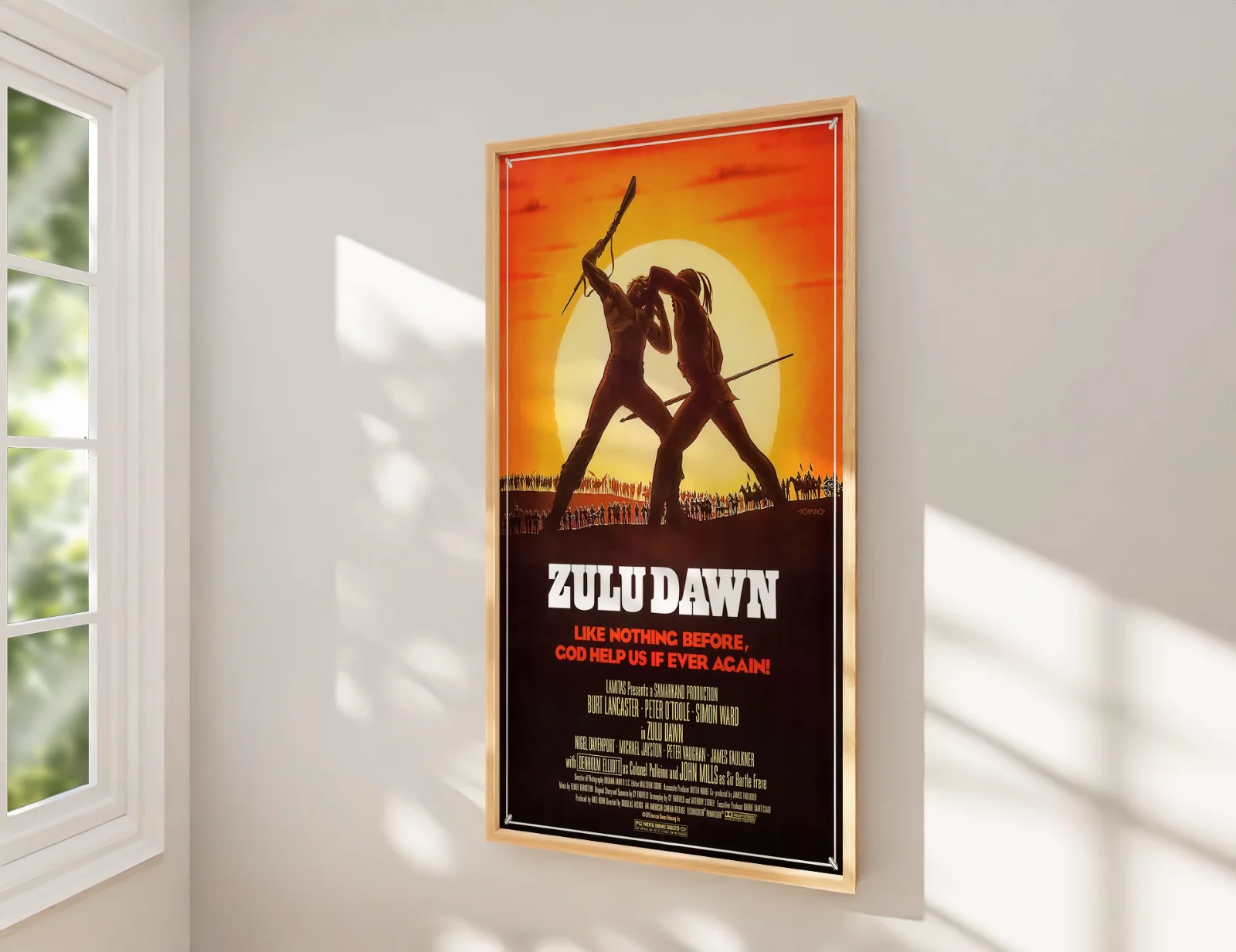 Zulu Dawn - 1979 Historical War Drama Film 27.2" x 41" US One Sheet Poster, изображение 2