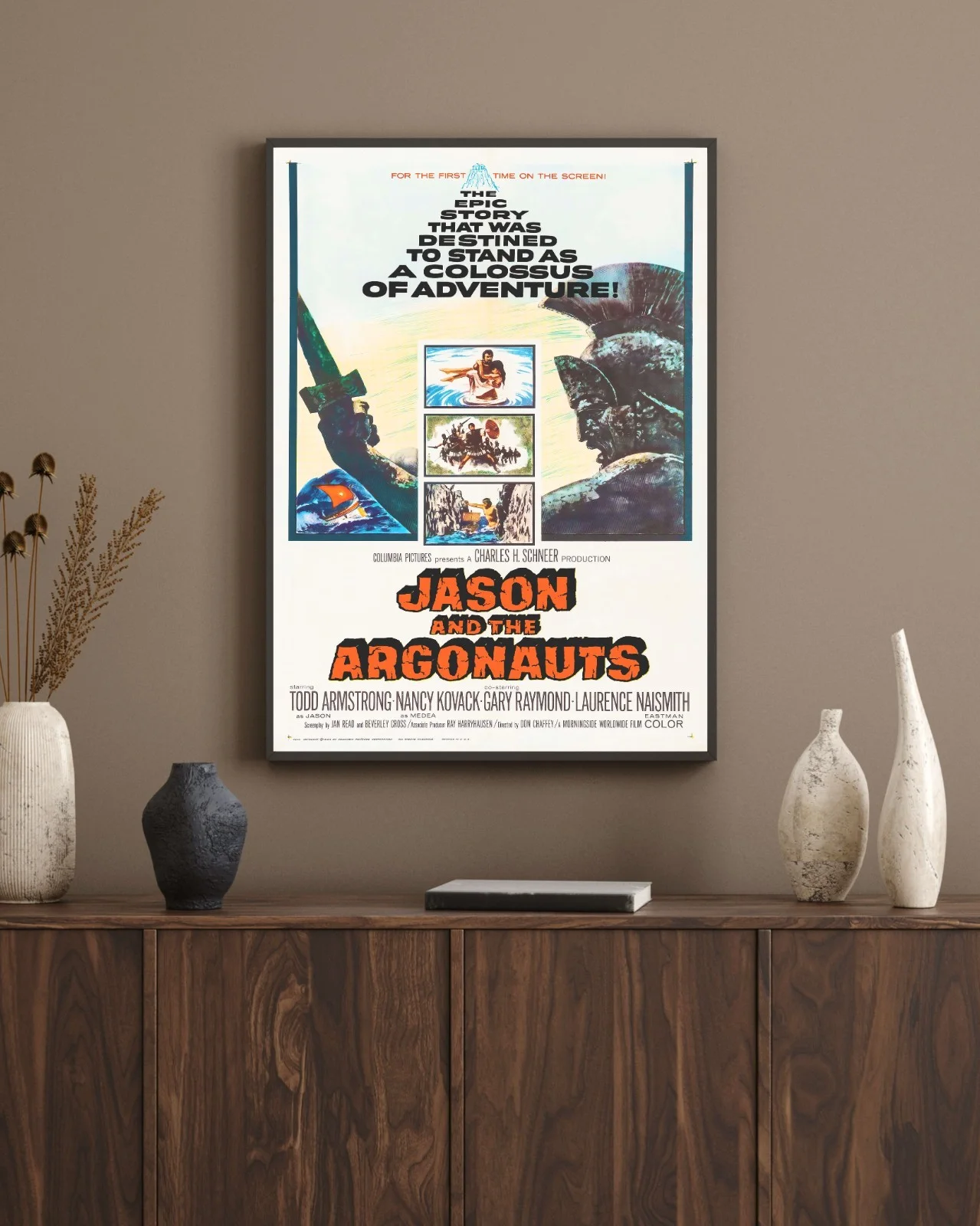 Jason and the Argonauts - 1963 Fantasy Film 27.2" x 41" US One Sheet Poster, изображение 3