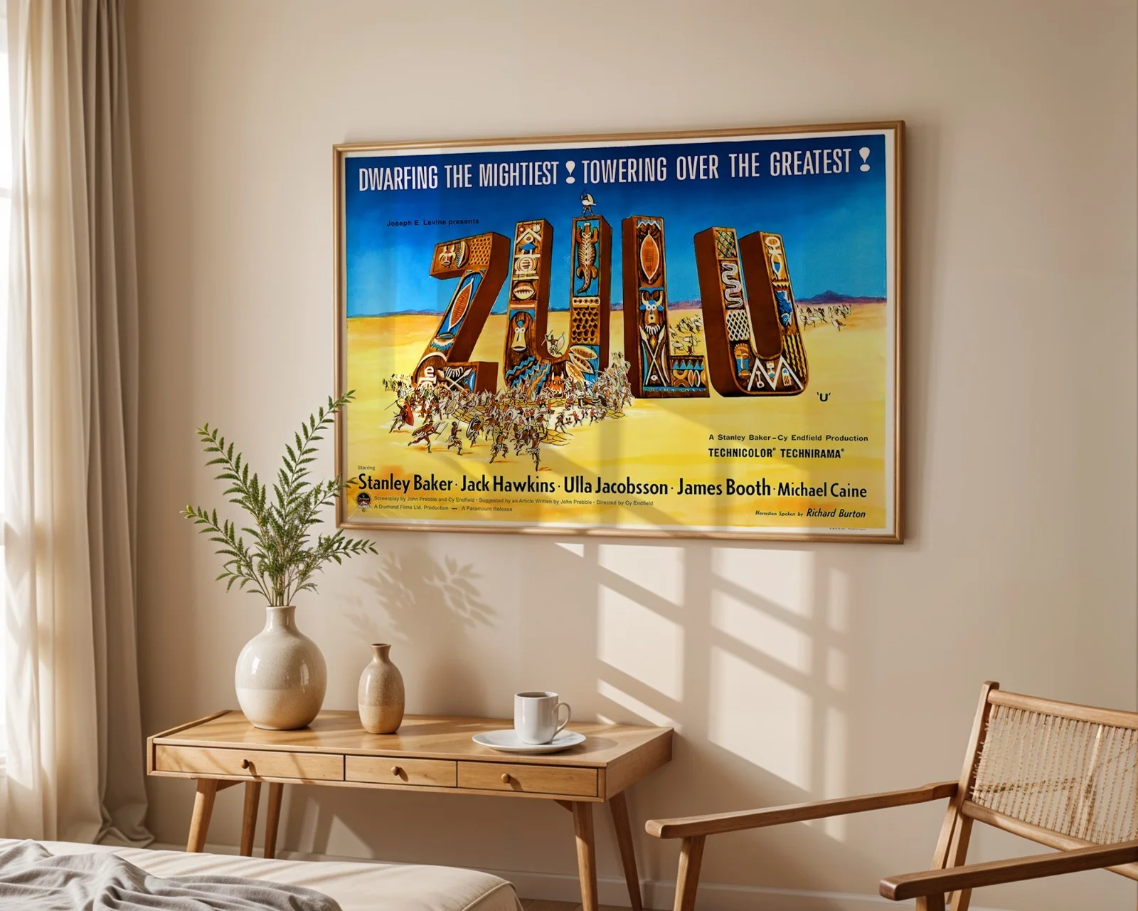 Zulu - 1964 War Drama Adventure Restored 30" x 40" UK Quad Poster, изображение 5