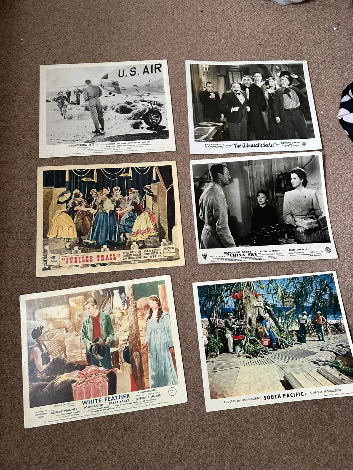 Bundle Of 40 Rare Original Lobby Cards .. Gregory Peck Frankie Howard, изображение 5