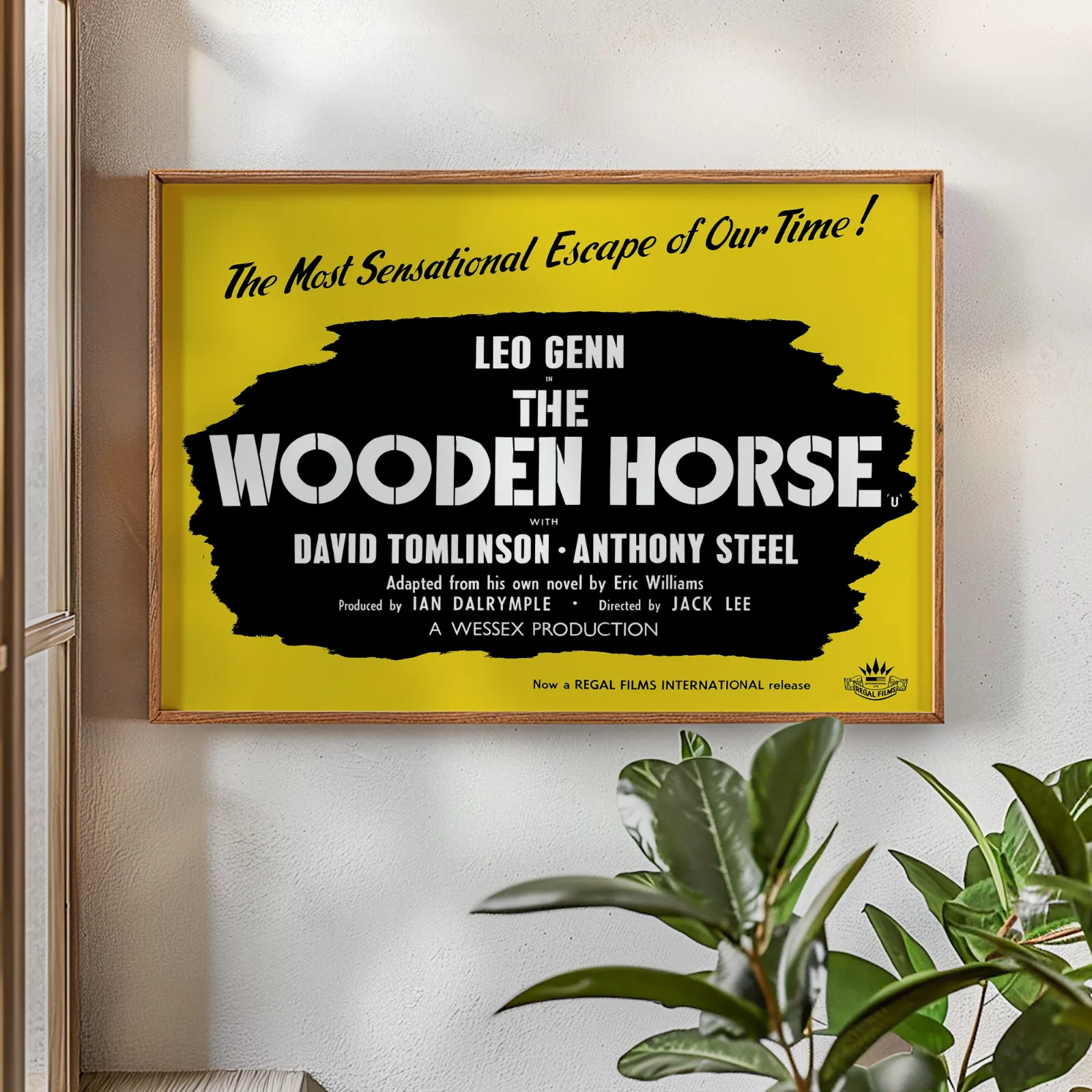 The Wooden Horse - 1950 War Drama Restored 30" x 40" UK Quad Poster, изображение 2