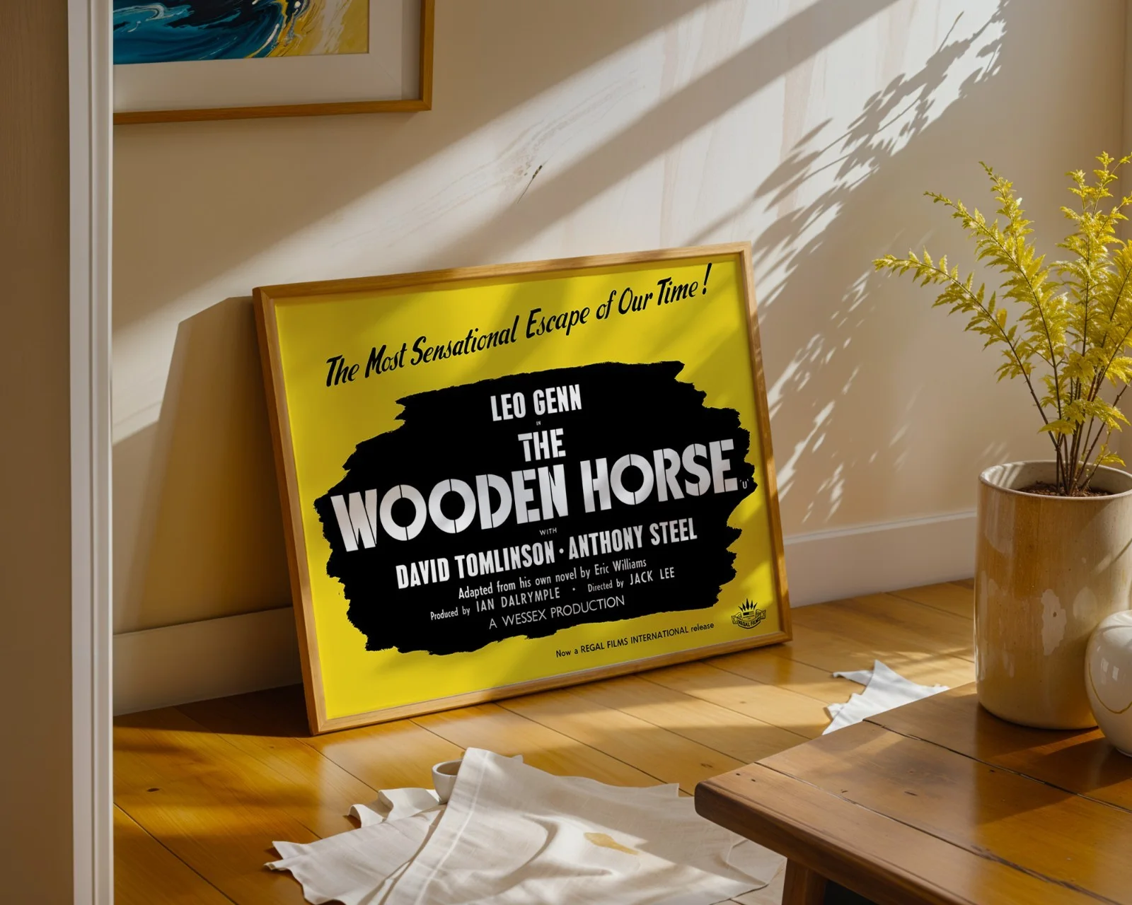The Wooden Horse - 1950 War Drama Restored 30" x 40" UK Quad Poster, изображение 3