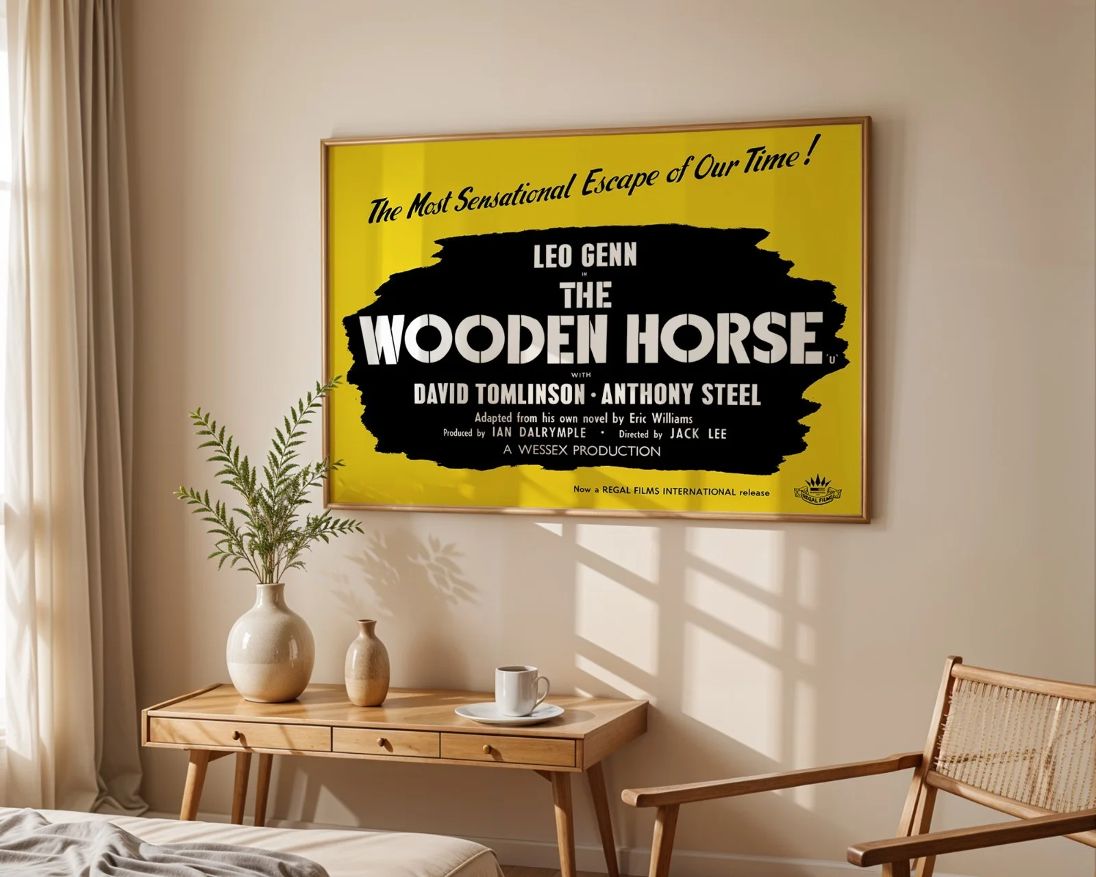 The Wooden Horse - 1950 War Drama Restored 30" x 40" UK Quad Poster, изображение 4