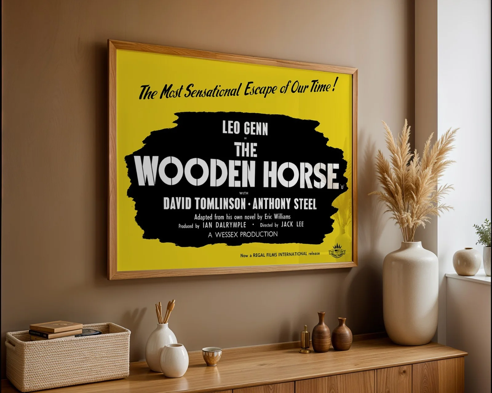 The Wooden Horse - 1950 War Drama Restored 30" x 40" UK Quad Poster, изображение 5