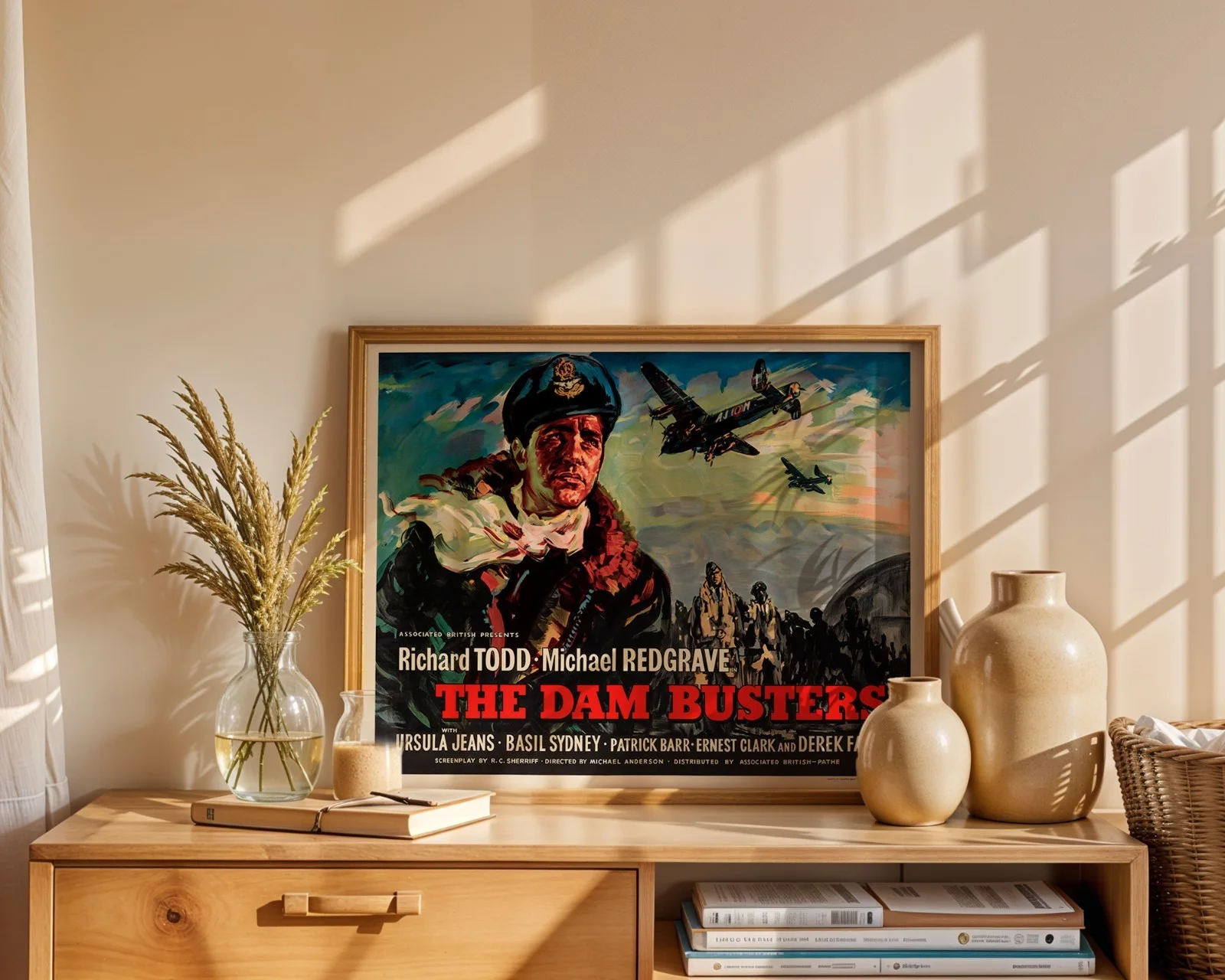 The Dam Busters 1955 Action Drama Sci-Fi Film Restored 30" x 40" UK Quad Poster, изображение 4