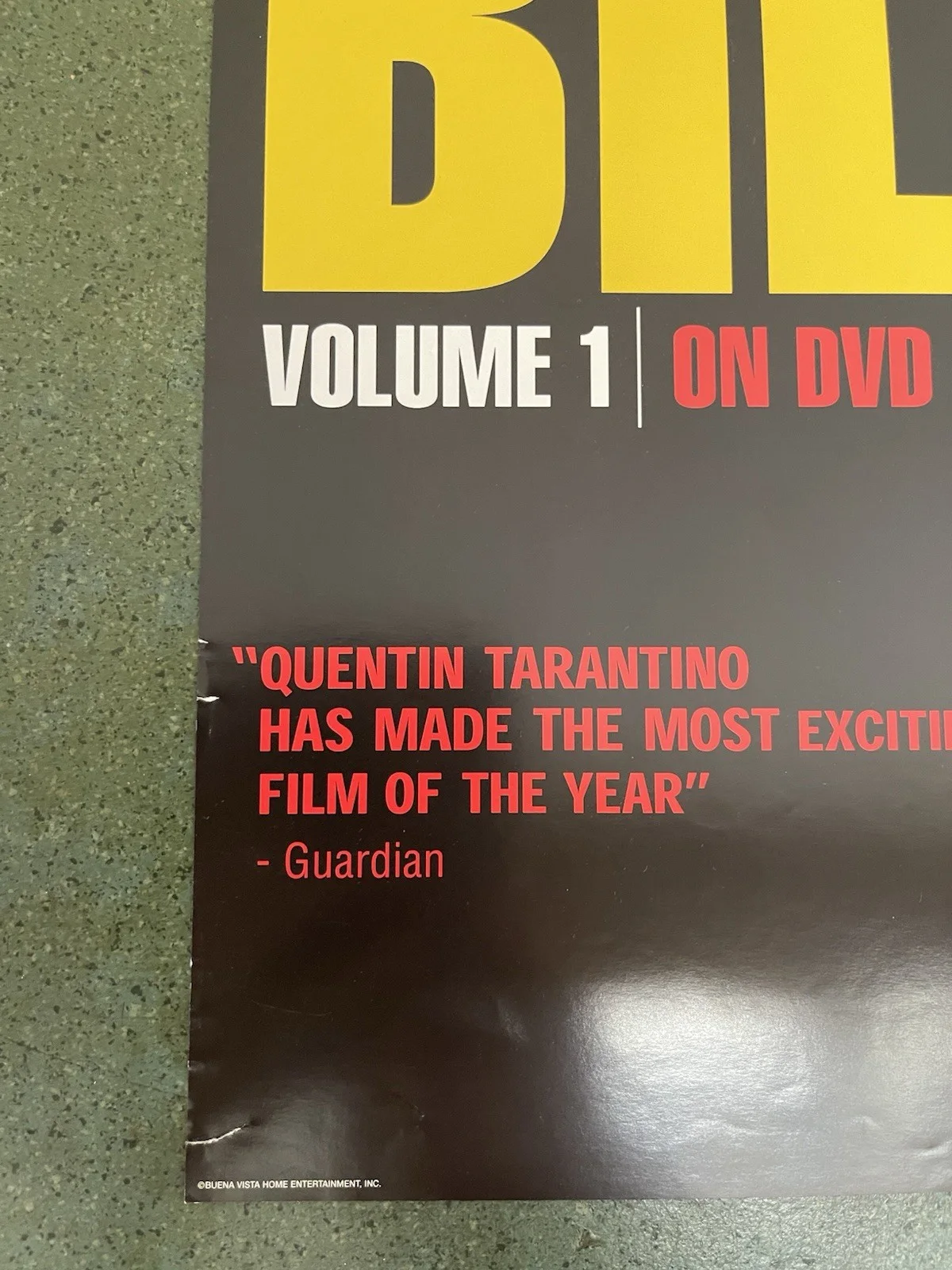 Original Kill Bill Volume 1 (2003) Promo Video Shop Movie Poster - A2 - RARE, изображение 5