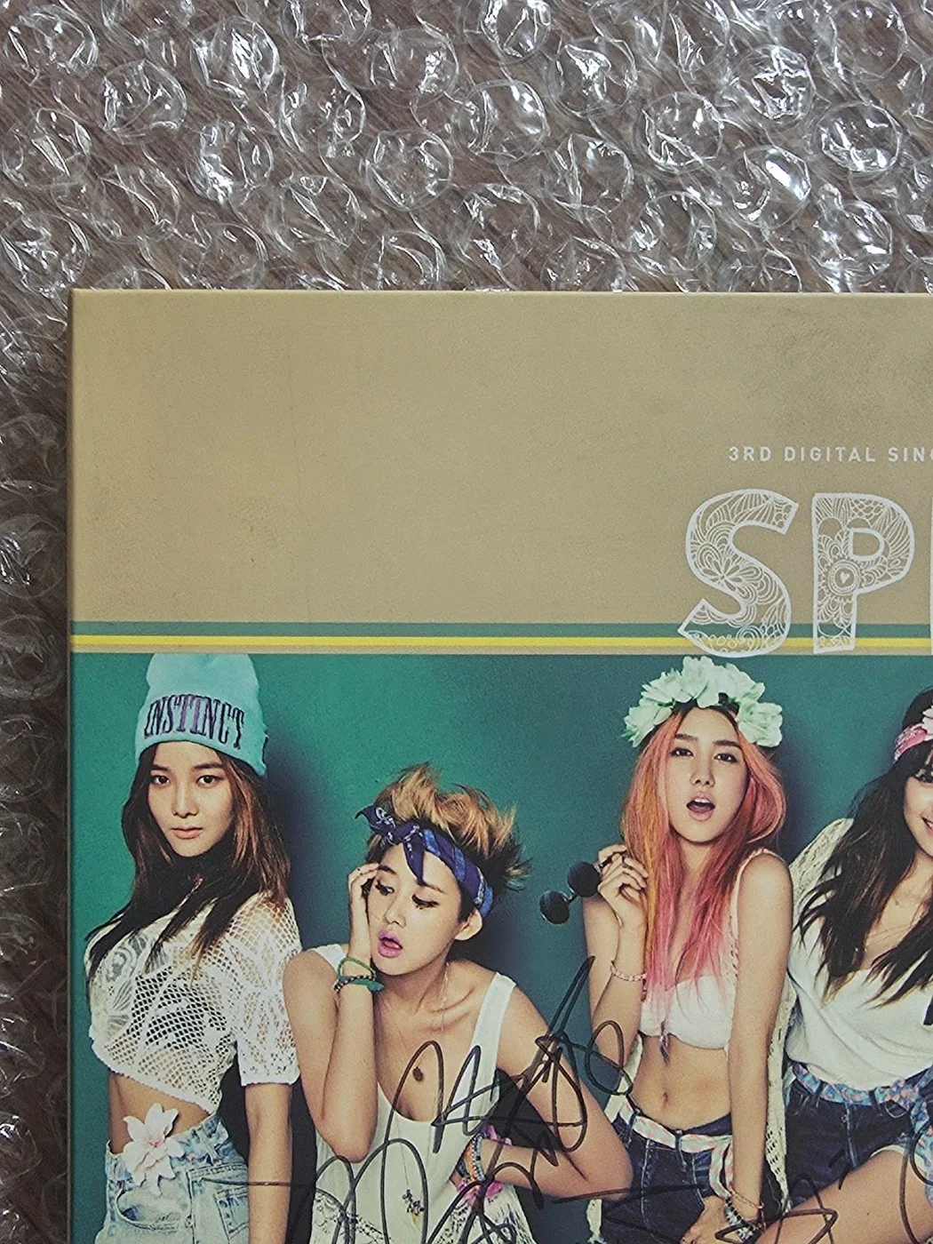 SPICA 3rd Digital Single Album Tonight Autographed Hand Signed, image 4