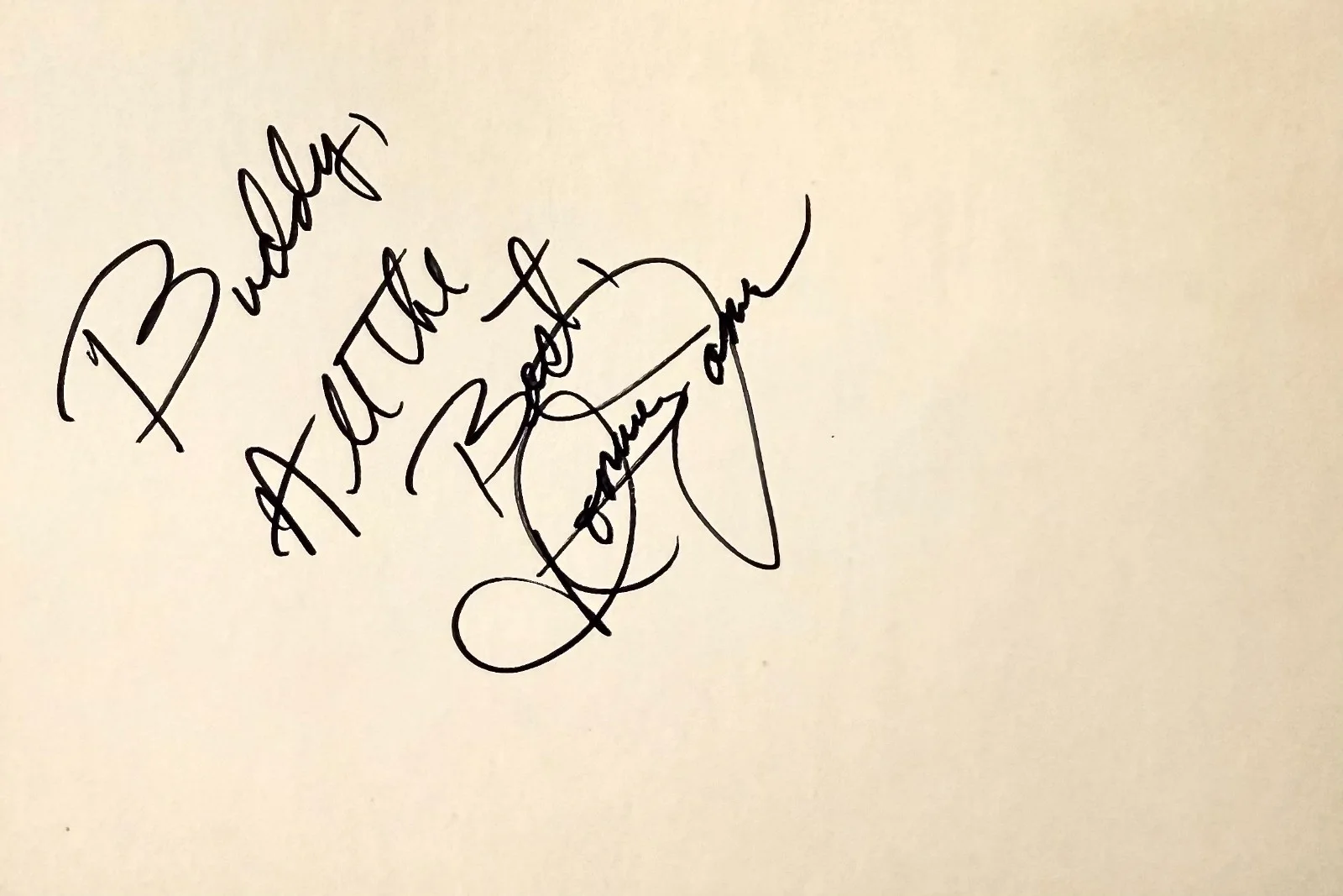 TOMMY JAMES Autographed Signed 4x6 INDEX CARD The Shondells Crimson and Clover, изображение 3
