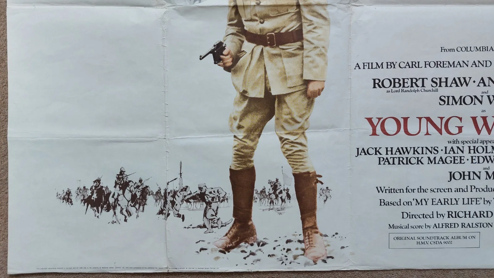 Young Winston Original UK Quad Poster, image 3